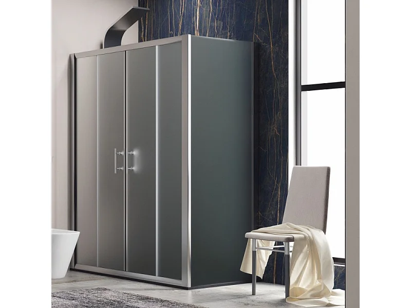 Cabina doccia 70x170 cm scorrevole vetro satinato + fisso | KF6000S kamalu