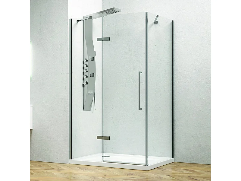 Box doccia 70x80  lato anta battente 70cm e laterale fisso 80cm KT5000 kamalu