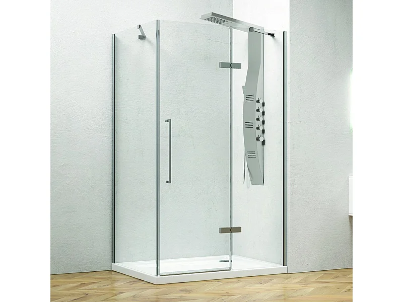 Box doccia 70x80  lato anta battente 70cm e laterale fisso 80cm KT5000 kamalu