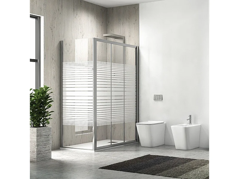 Box doccia 70x90 altezza 180h apertura scorrimento KP3000S kamalu