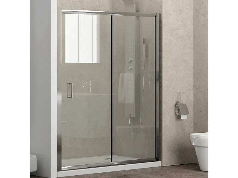 Porta doccia nicchia 110cm con anta scorrevole altezza 180cm K410N kamalu