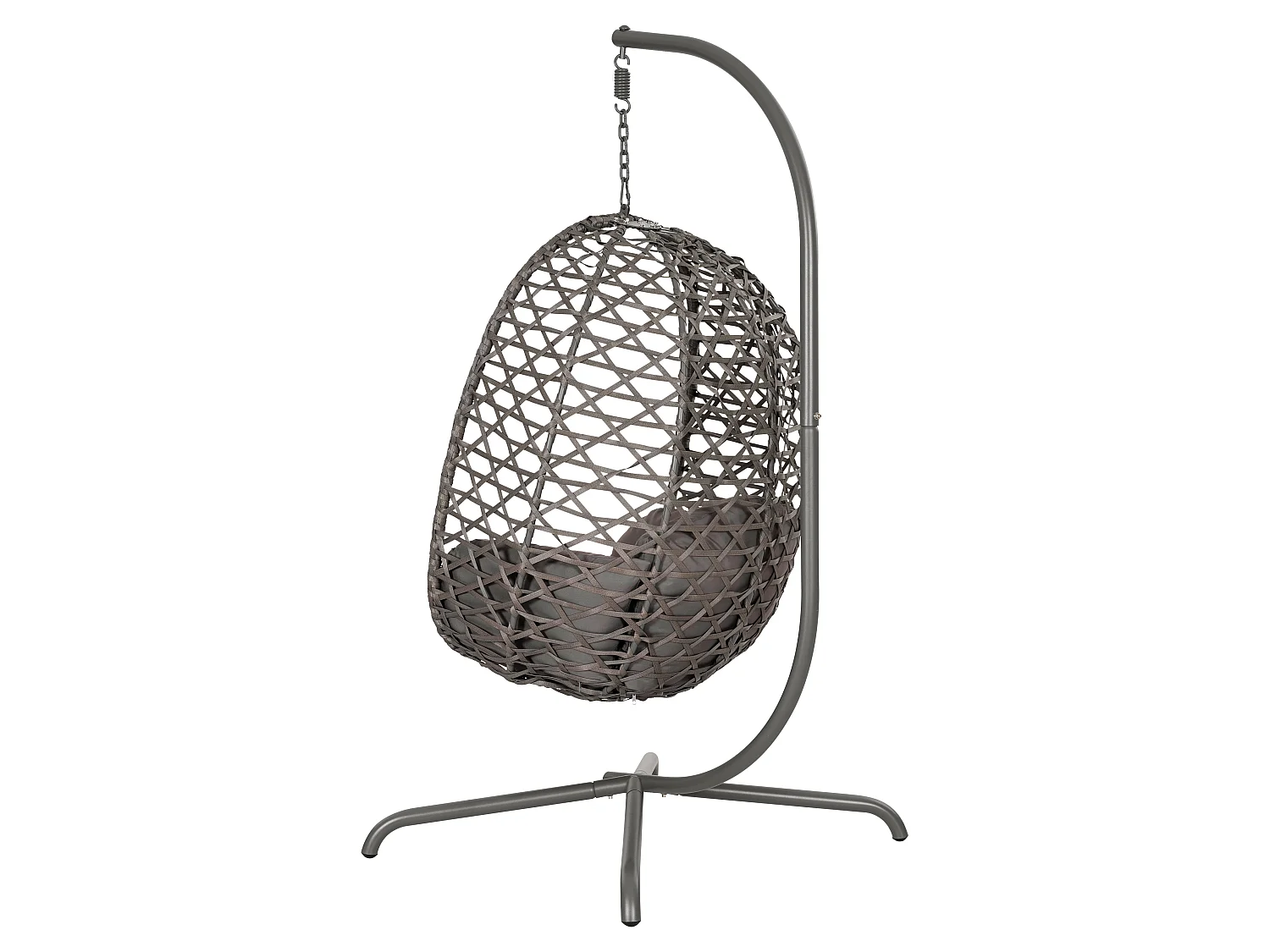 Avestar Balancelle suspendue en forme d’œuf pour extérieur avec coussin moelleux