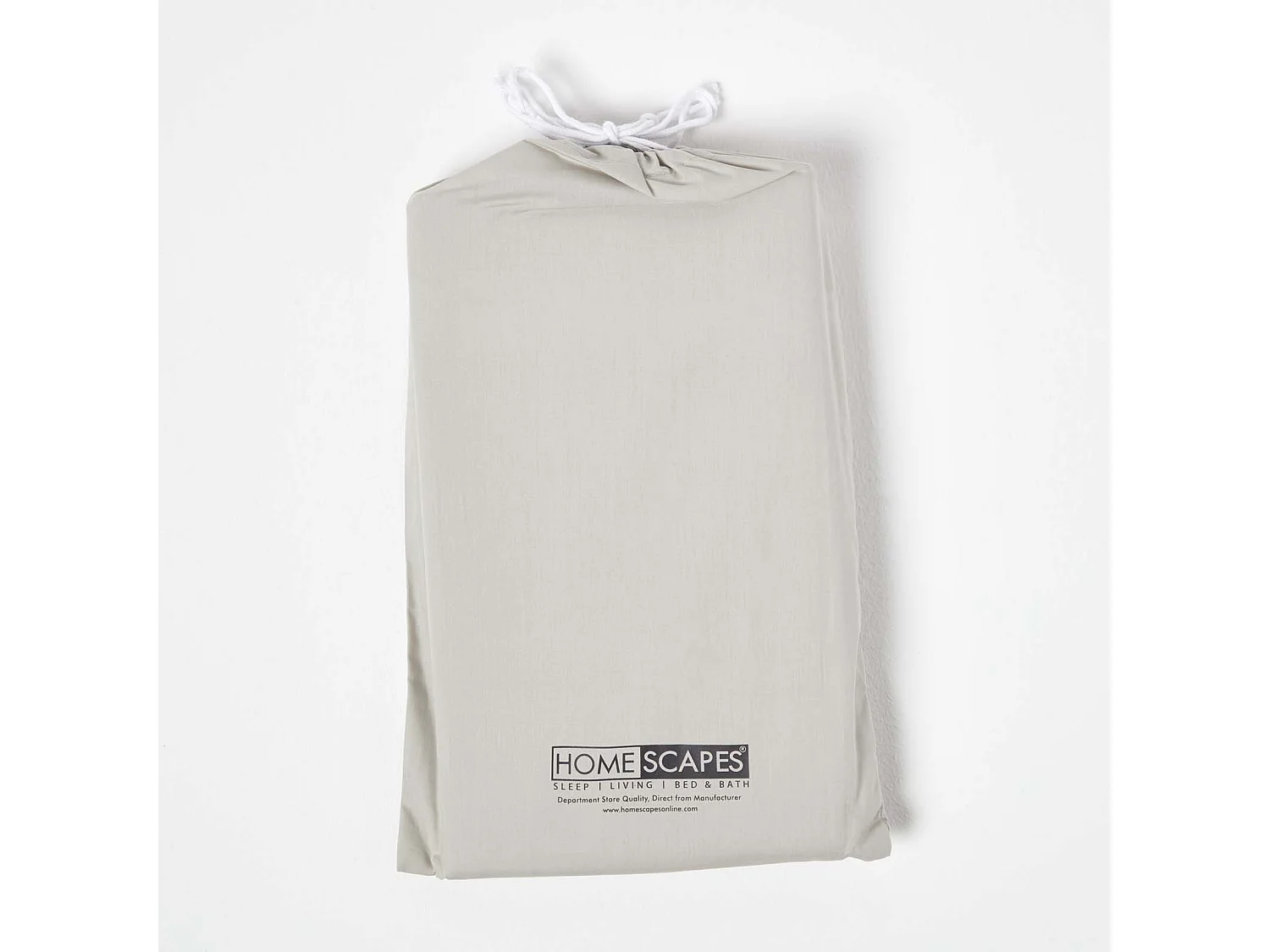 Homescapes Grey Cotton Cot Bed Duvet Cover Set 200 Thread Count
