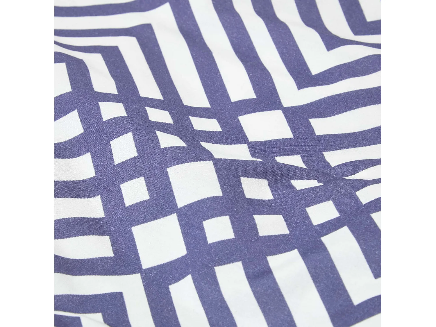 Homescapes Geometric Digitally Printed Cotton Duvet Cover Set, Super King