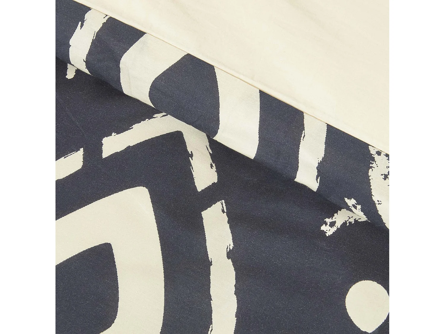Homescapes Black Aztec Digitally Printed Cotton Duvet Cover Set, Super King