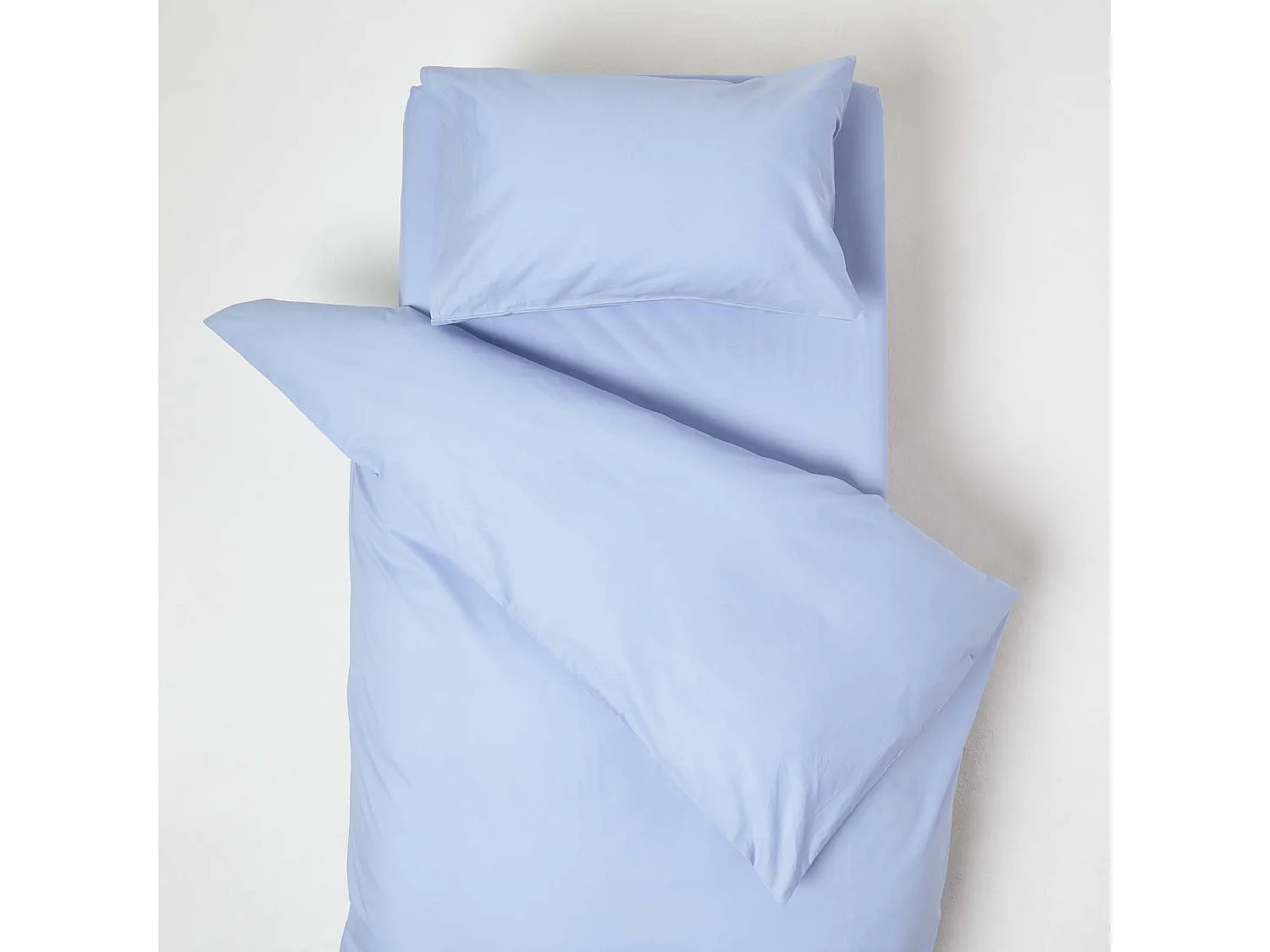 Homescapes Blue Cotton Cot Bed Duvet Cover Set 200 Thread Count