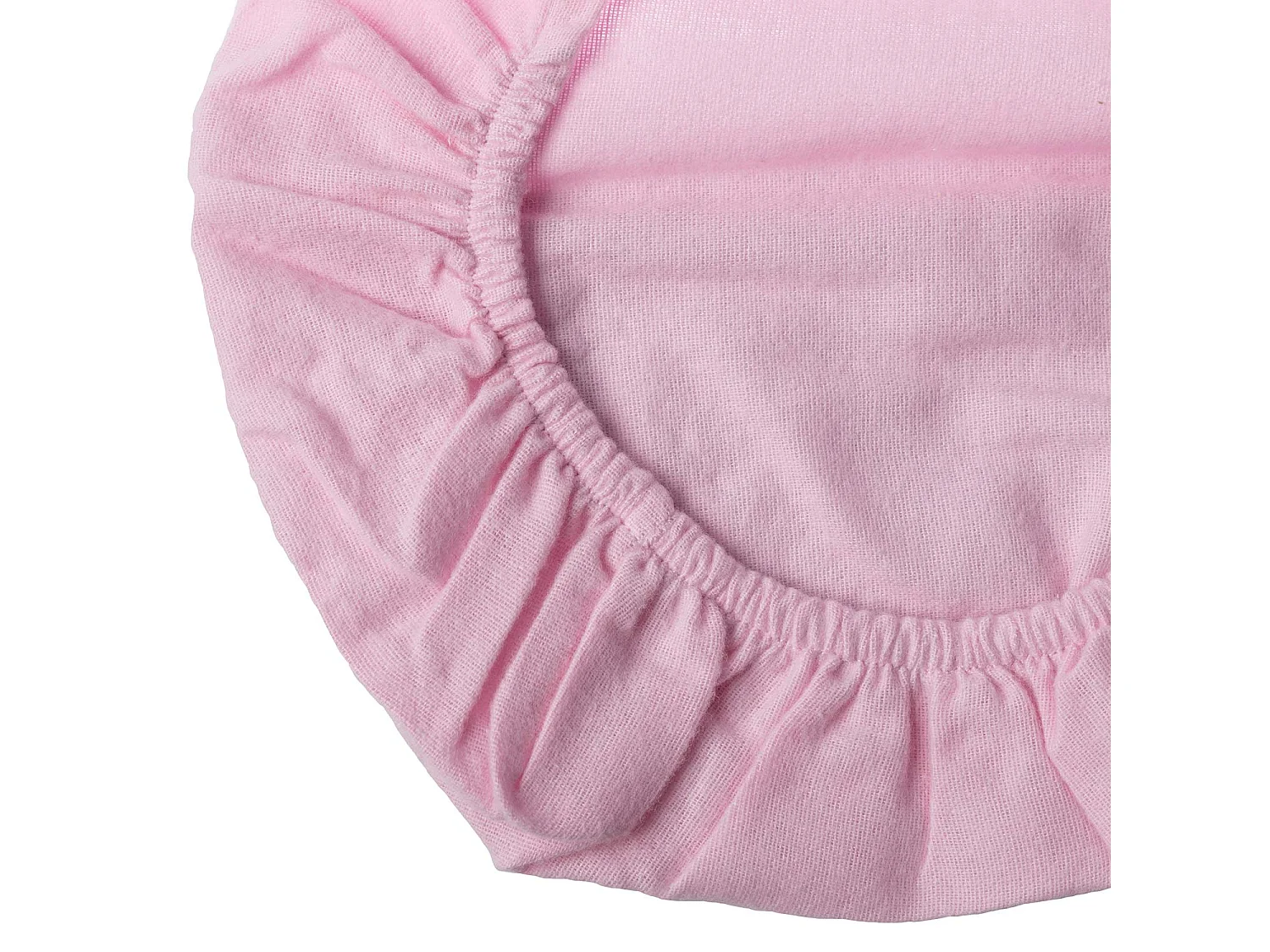 Homescapes Pink Brushed Cotton Fitted Cot Sheet Pair 100% Cotton, 70 x 140 cm