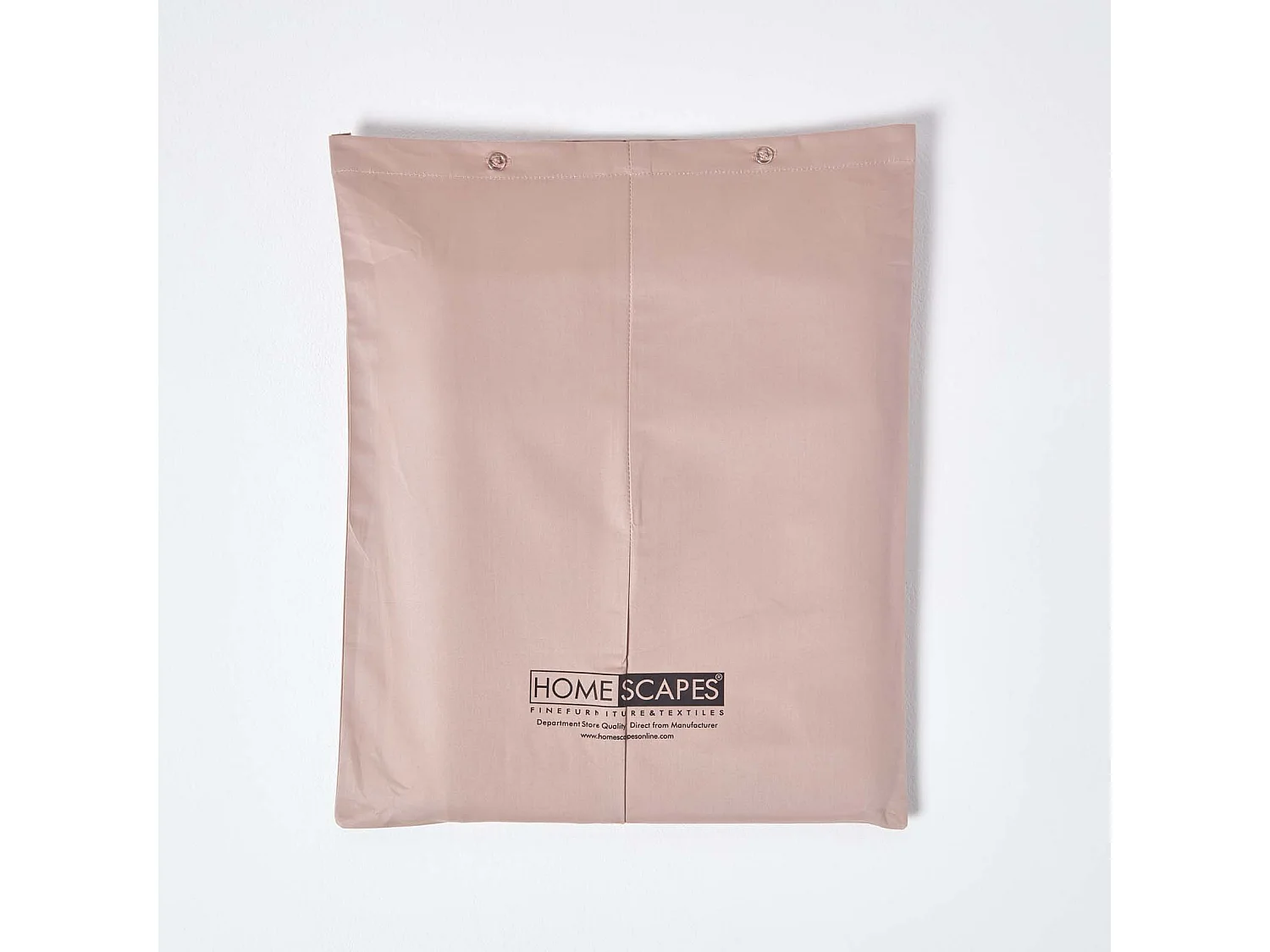 Homescapes Moonlight Beige Egyptian Cotton Fitted Sheet 1000 TC, Double