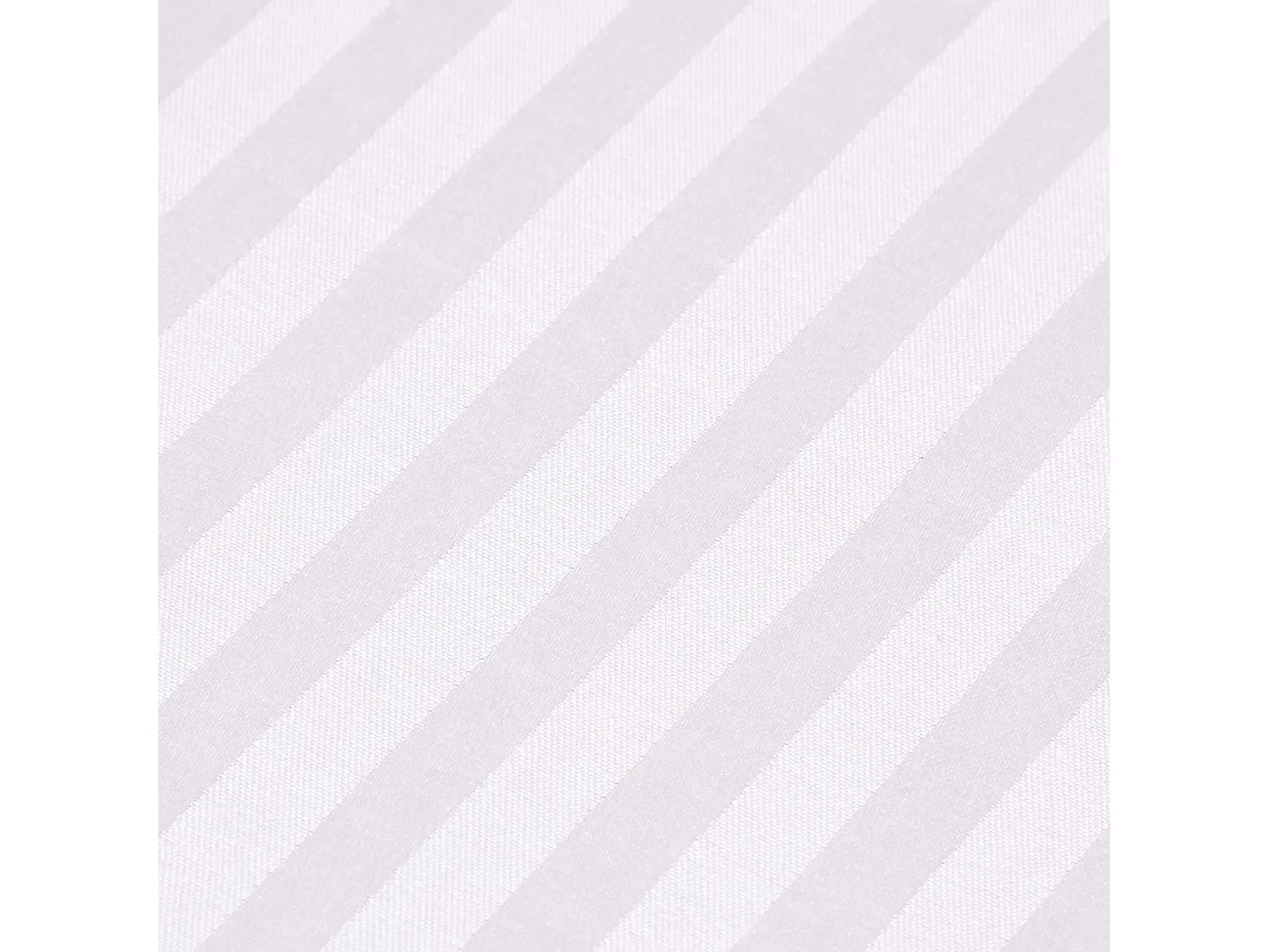Homescapes White Egyptian Cotton Satin Stripe Fitted Sheet 330 TC, King
