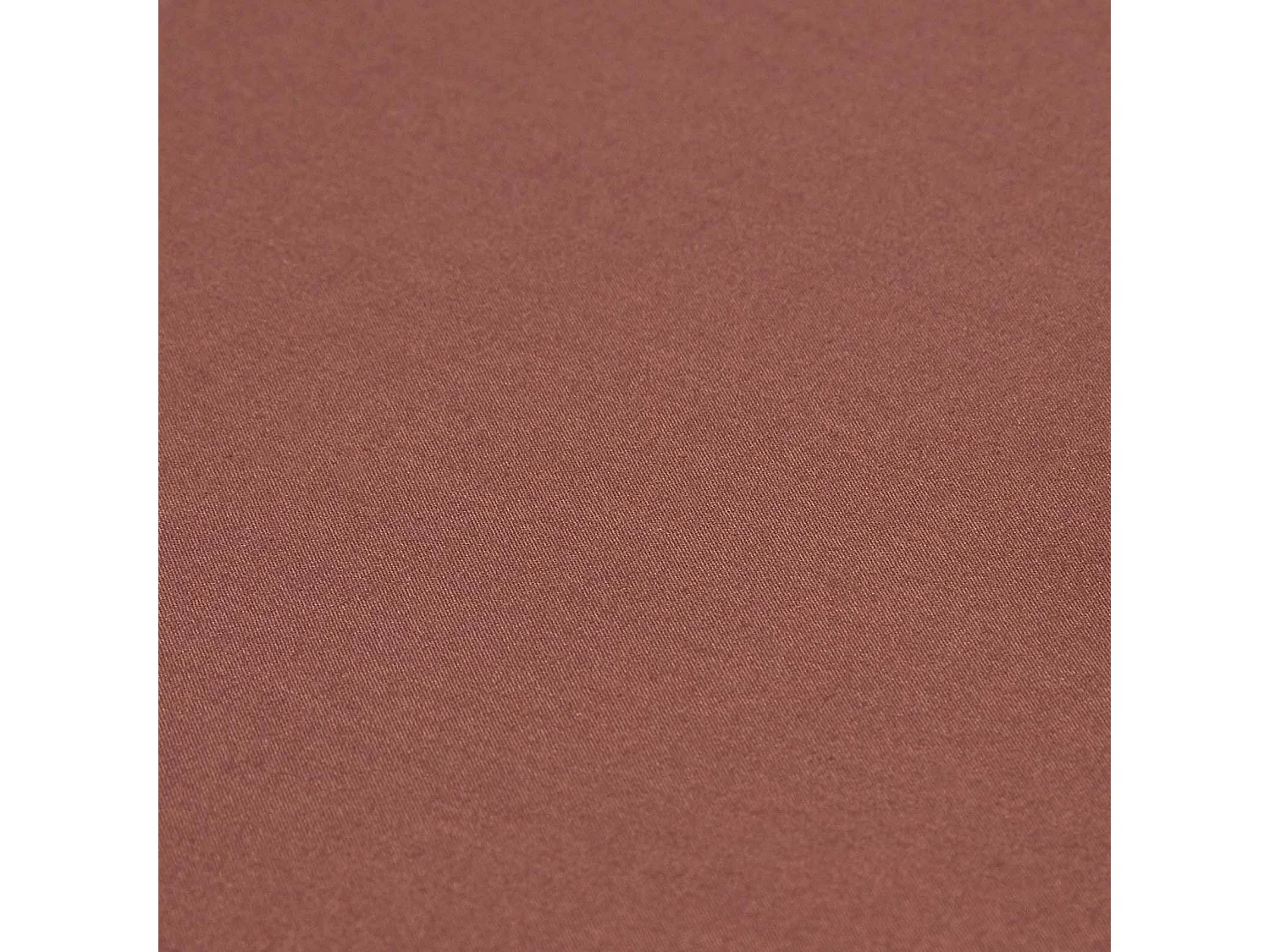 Drap-housse uni 150 x 200 cm 100 % coton égyptien 200 fils coloris chocolat - HOMESCAPES