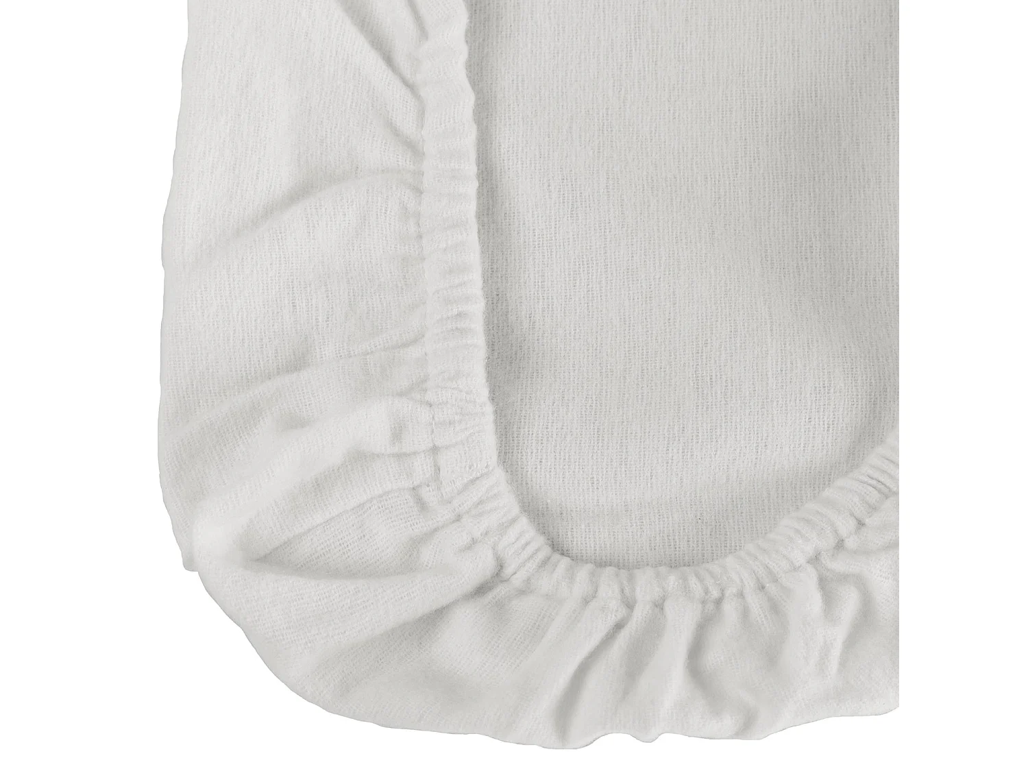 Homescapes White Brushed Cotton Fitted Cot Sheet Pair 100% Cotton, 60 x 120 cm