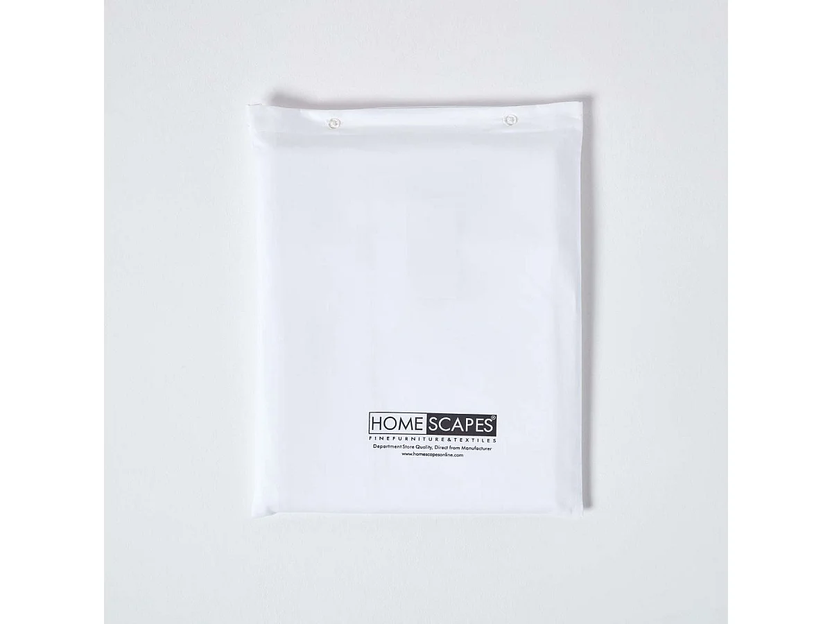 Homescapes White Egyptian Cotton Fitted Sheet 1000 TC, Small Double