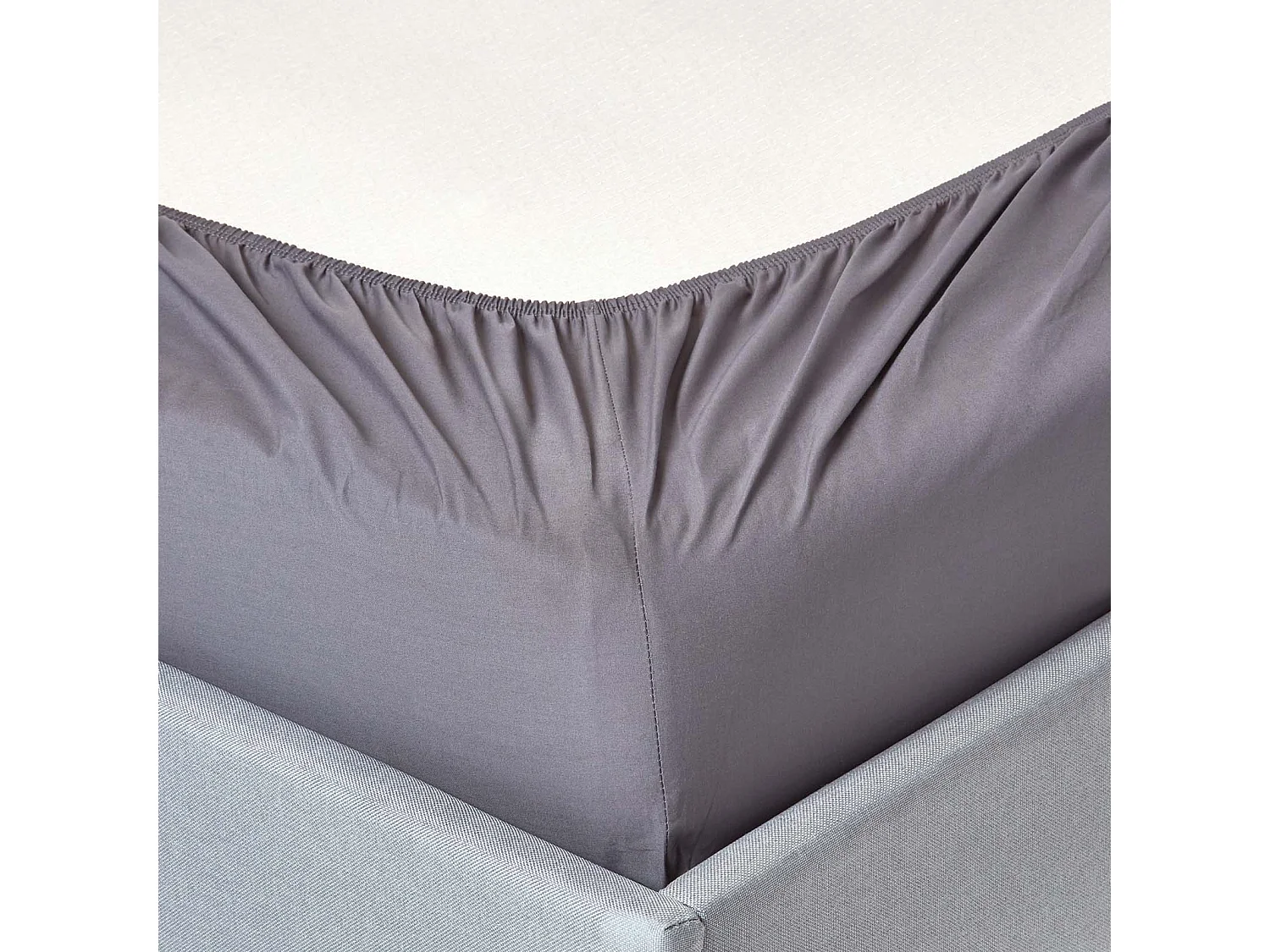 Homescapes Dark Grey Egyptian Cotton Deep Fitted Sheet 200 TC, Super King