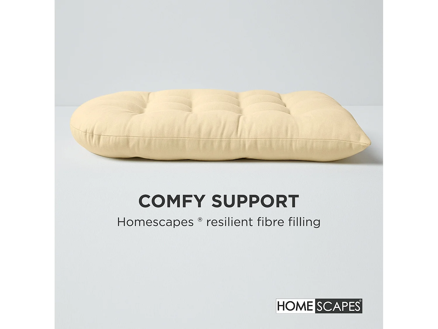 Homescapes 100% Cotton Round Egg Swing Chair Cushion, 80 x 120 cm, Cream, Soft Generous Filling, Machine Washable, OEKO-TEX Certified