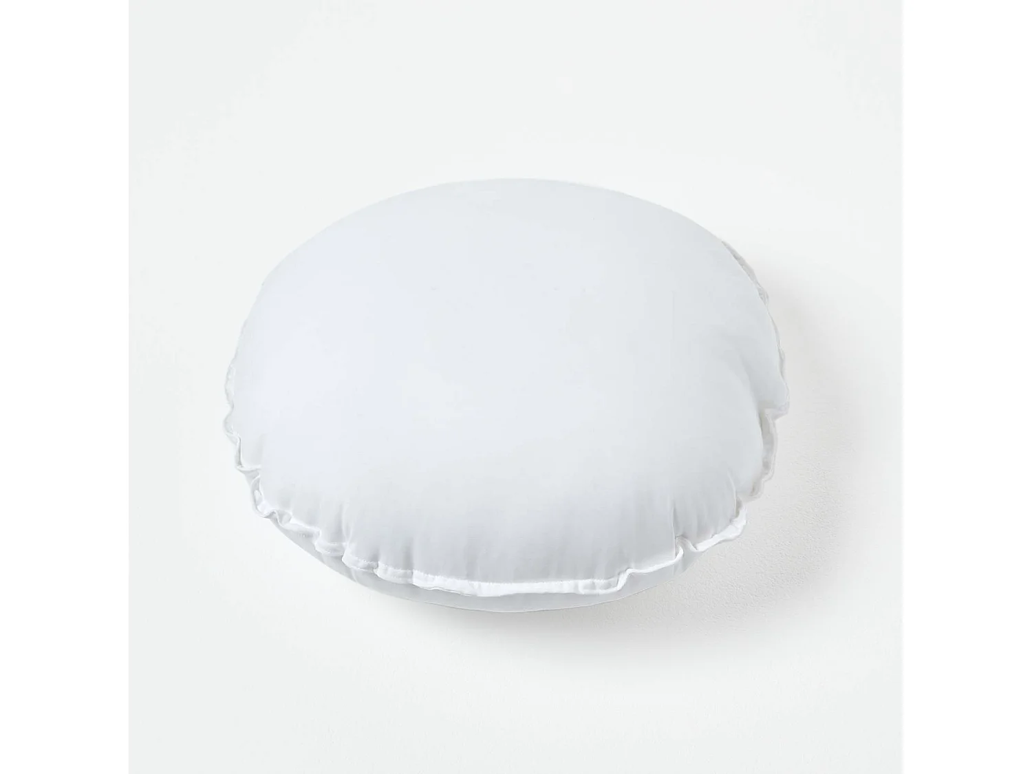 Homescapes Luxury Microfibre Round Cushion Pad Insert 40 cm â€˜Like Downâ€™, Soft Touch Cover, Hypoallergenic, Machine Washable, Best Bounce-Back, 16"