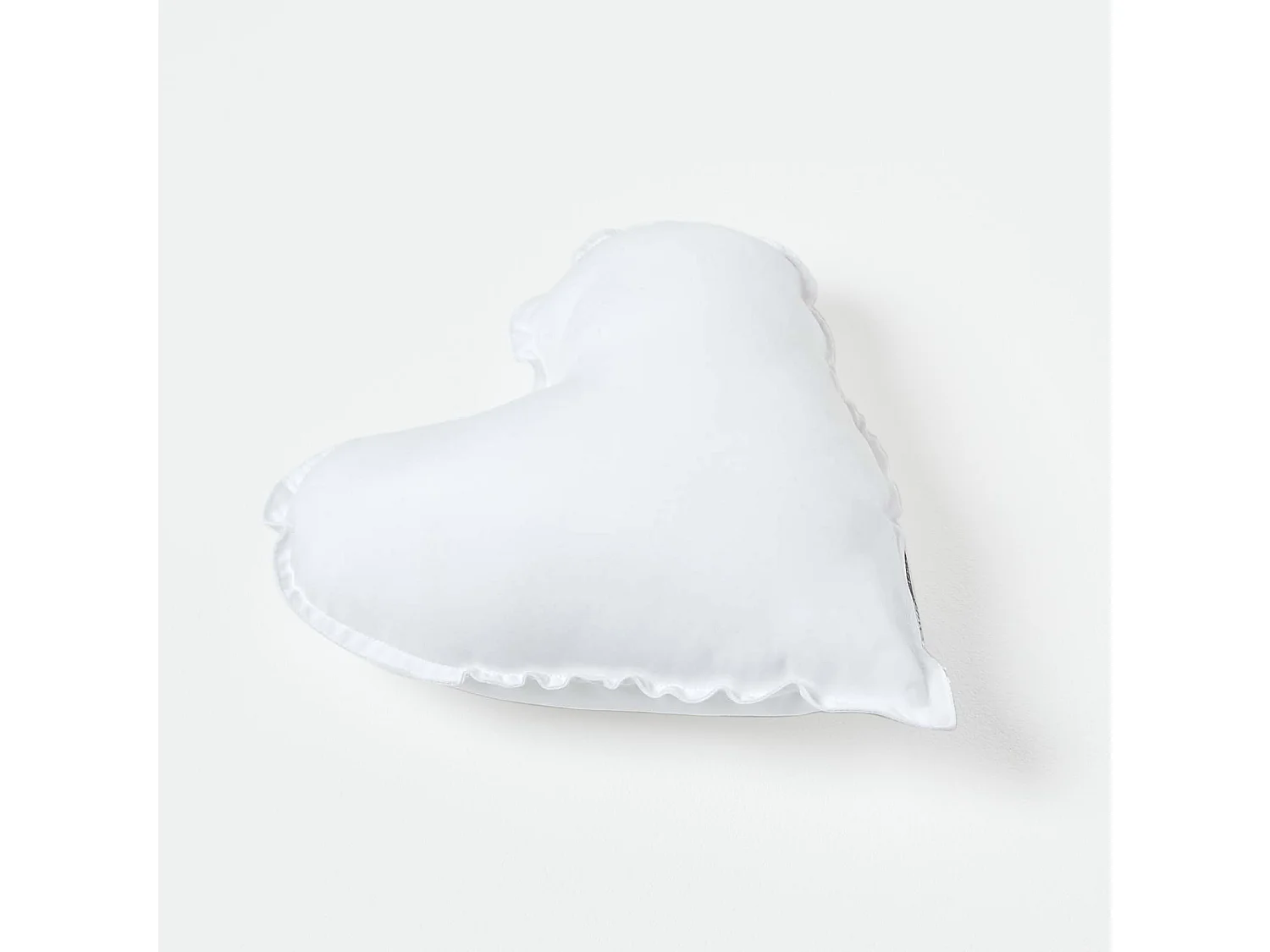 Homescapes Luxury Microfibre Heart Cushion Pad Insert 30 cm â€˜Like Downâ€™, Soft Touch Cover, Hypoallergenic, Machine Washable, Best Bounce-Back, 12"