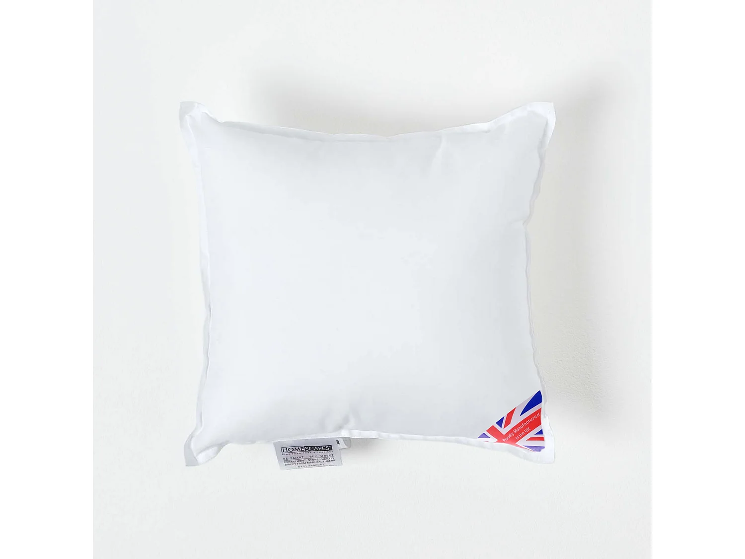 Homescapes Luxury Microfibre Cushion Pad Insert 30 x 30 cm â€˜Like Downâ€™, Soft Touch Cover, Hypoallergenic, Machine Washable, Best Bounce-Back, 12 x 12"