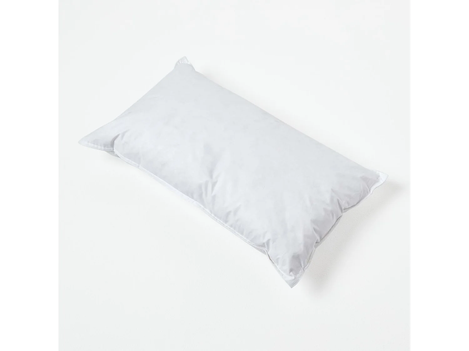 Homescapes Luxury Duck Down Cushion Pad Insert, 30 x 50 cm, Ethical, 100% Cotton Cover, Hypoallergenic, Machine Washable, Bounce-Back, 20 x 12"
