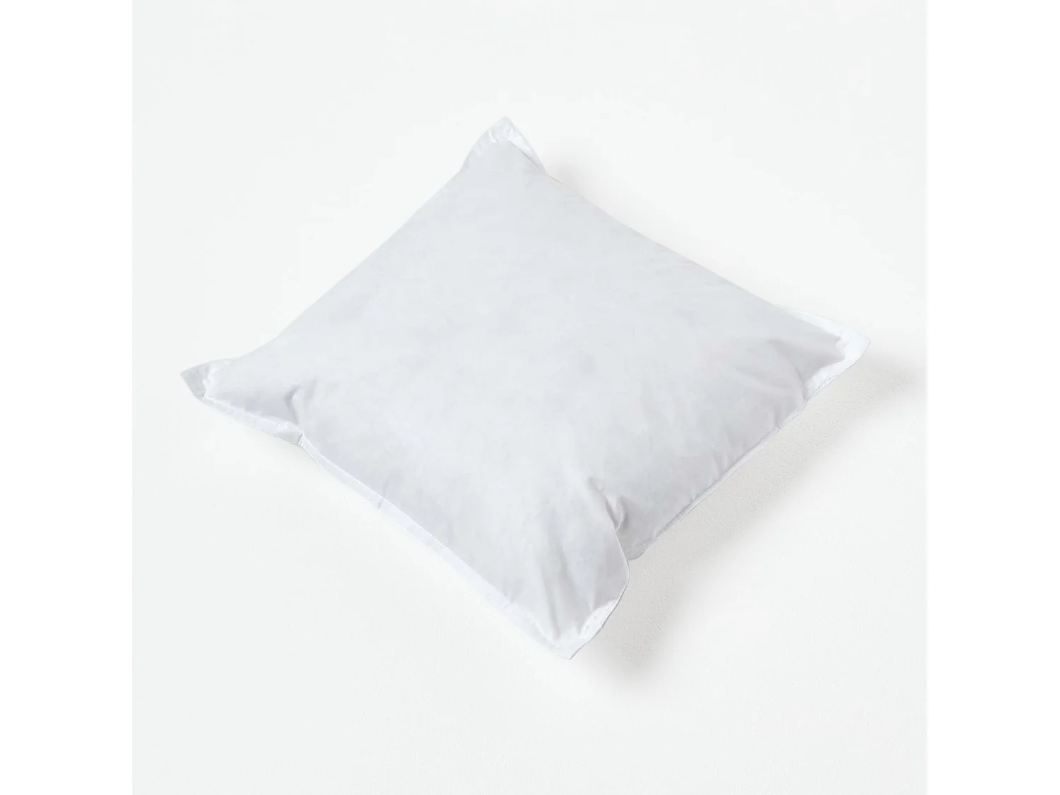 Homescapes Luxury Duck Down Cushion Pad Insert, 30 x 30 cm, Ethical, 100% Cotton Cover, Hypoallergenic, Machine Washable, Bounce-Back, 12 x 12"