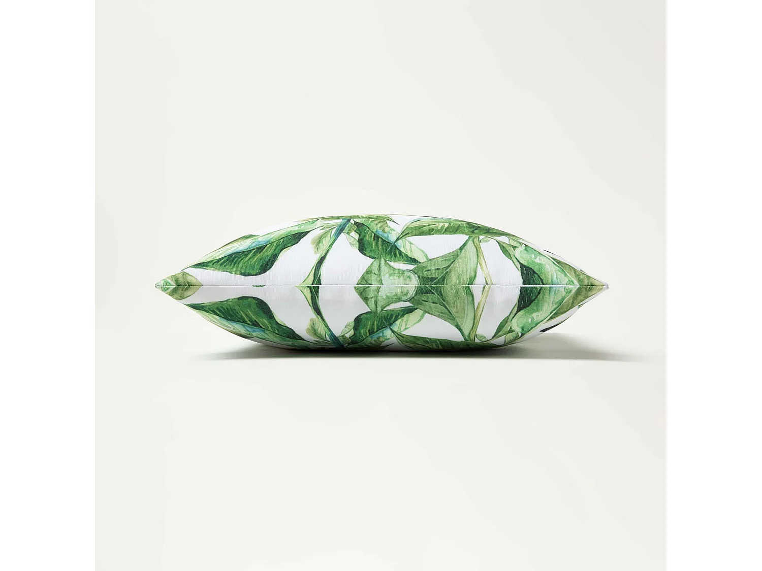 Homescapes Green Leaf Outdoor Cushions for Garden Waterproof 45 cm, Set of 2