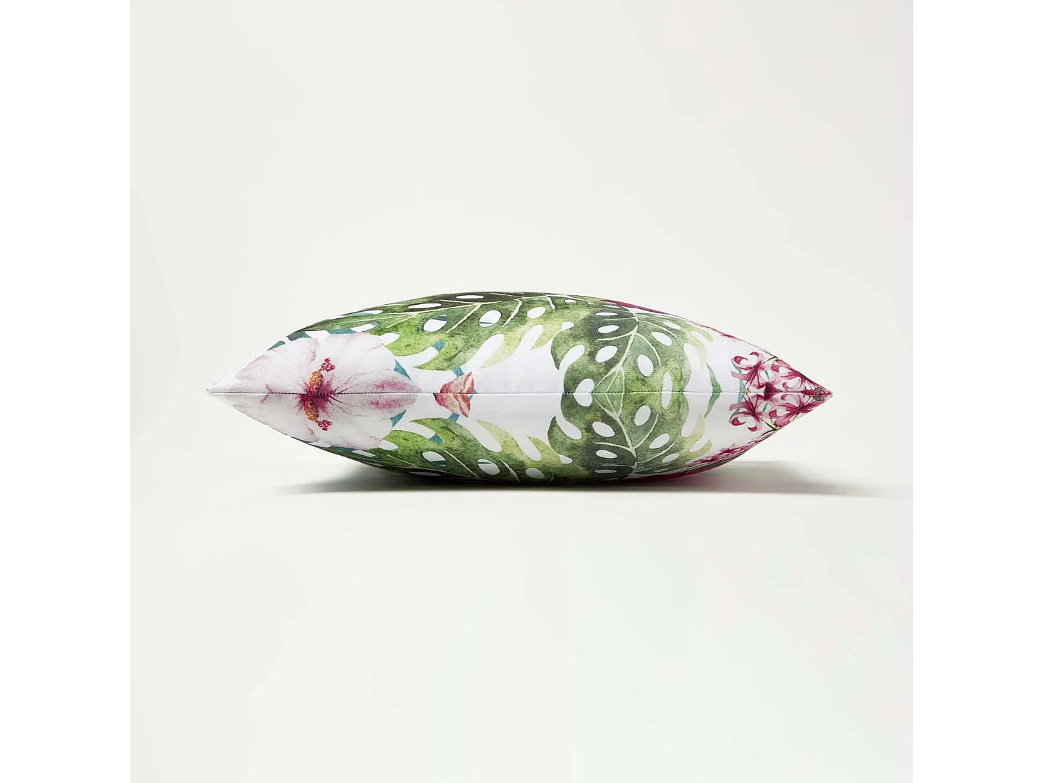 Homescapes Floral Leaf Outdoor Cushions for Garden Waterproof 45cm, Set of 2