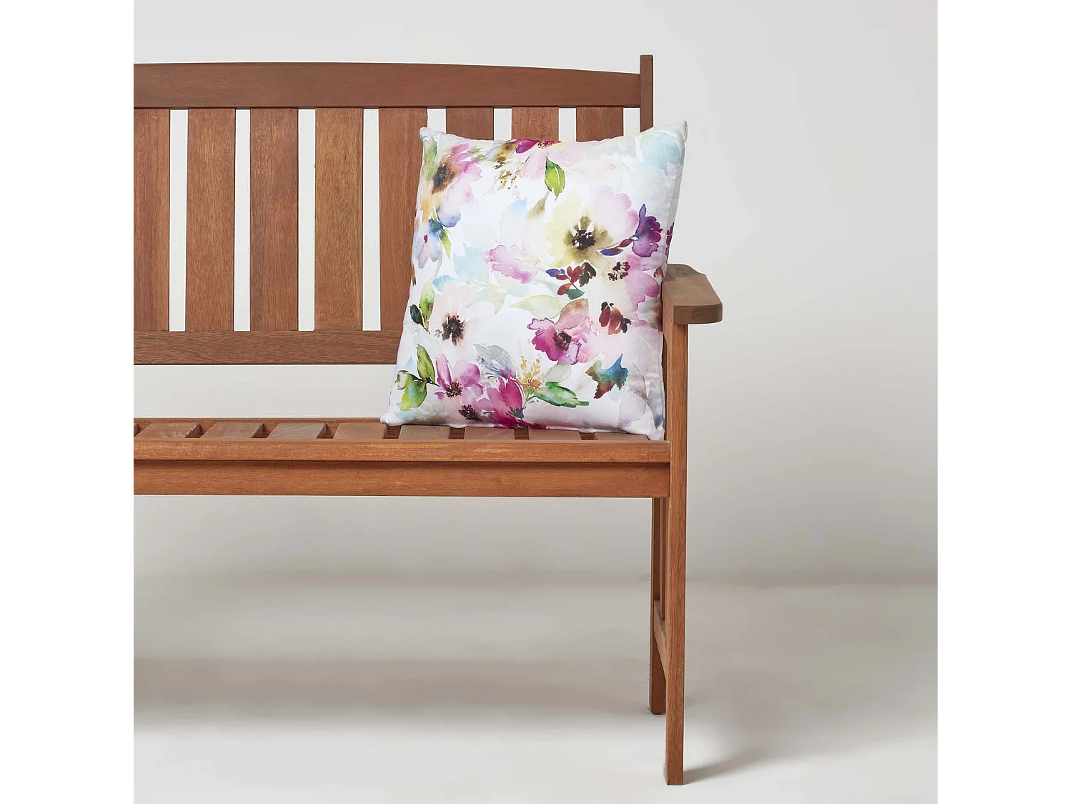 Homescapes Flowers Outdoor Cushions for Garden Waterproof 45cm, Set of 2