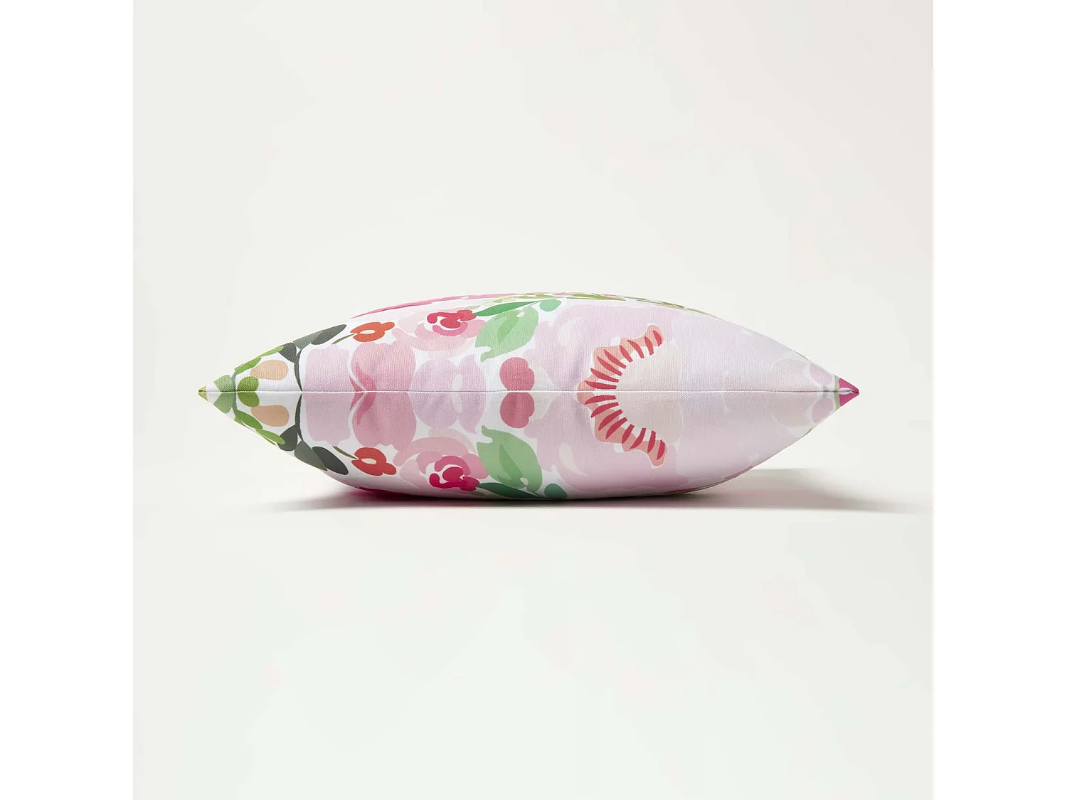 Homescapes Pink Peony Outdoor Cushions for Garden Waterproof 45cm, Set of 2