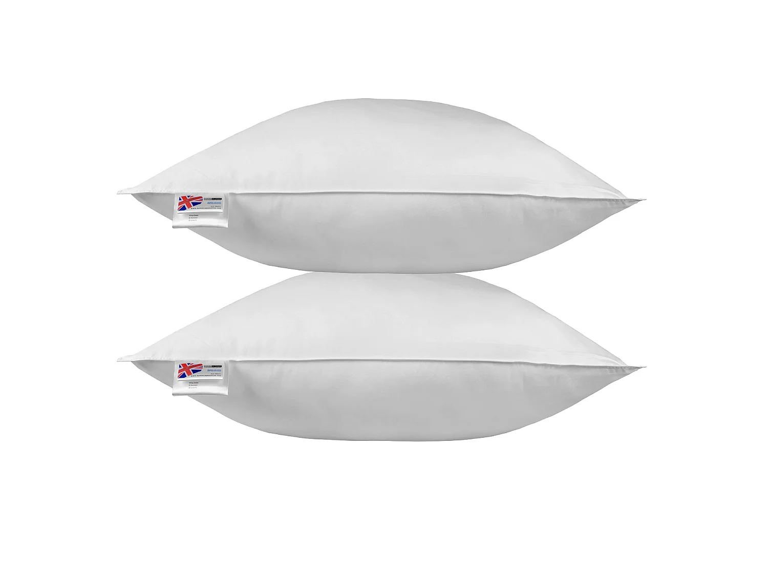 Homescapes Microfibre Euro Continental Square Pillow Pair - 80cm x 80cm (32"x32")