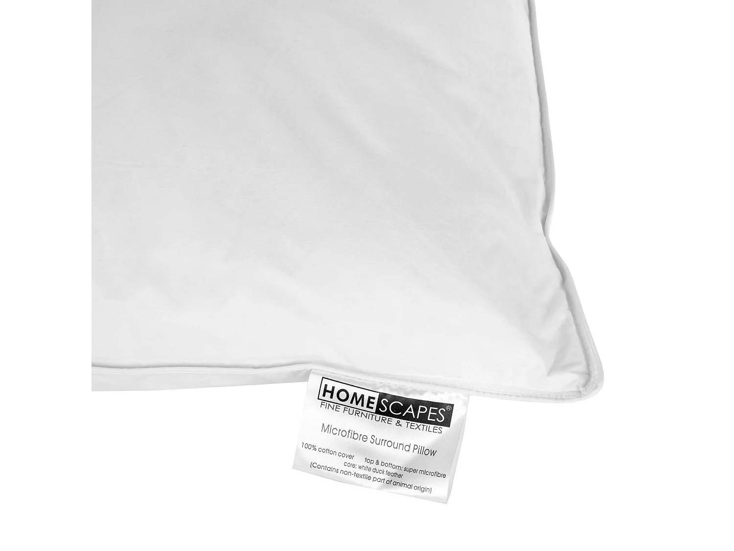 Homescapes Super Microfibre Surround Pillow