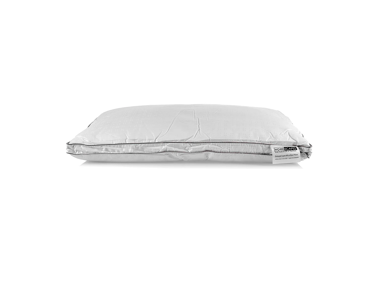 Homescapes Super Microfibre Damask Pillow