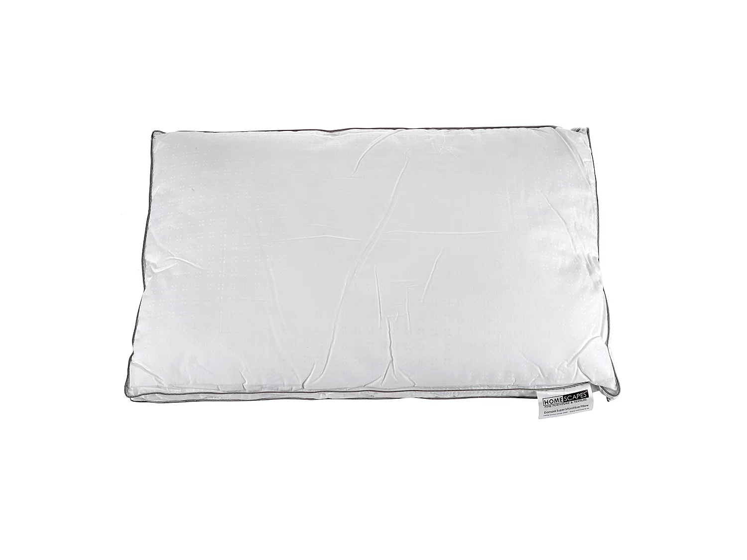 Homescapes Super Microfibre Damask Pillow