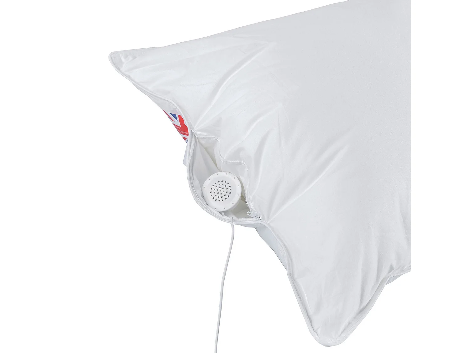 Homescapes Duck Feather and Down Music Pillow With Speakers