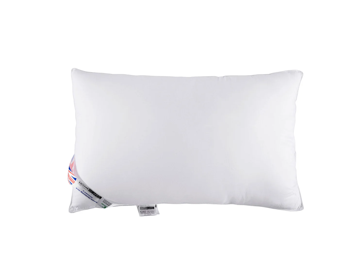 Homescapes Anti Bacterial Pillow Super Microfibre, 48 x 74 cm
