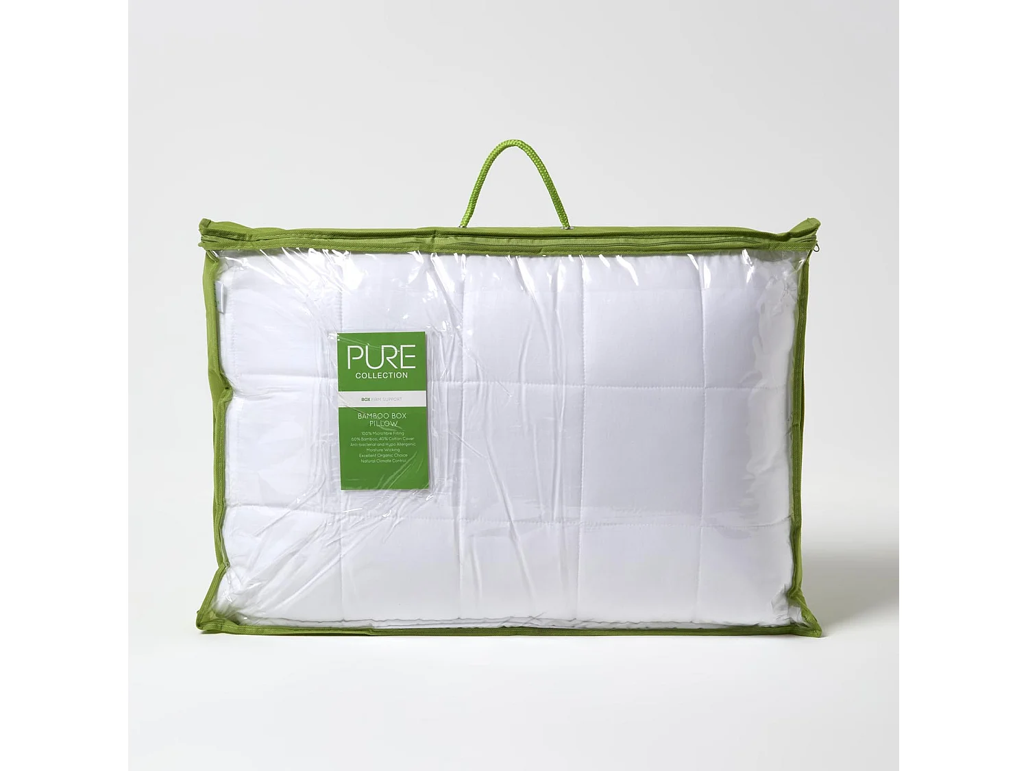 Homescapes Luxury Organic Bamboo Pillow for Side Sleepers