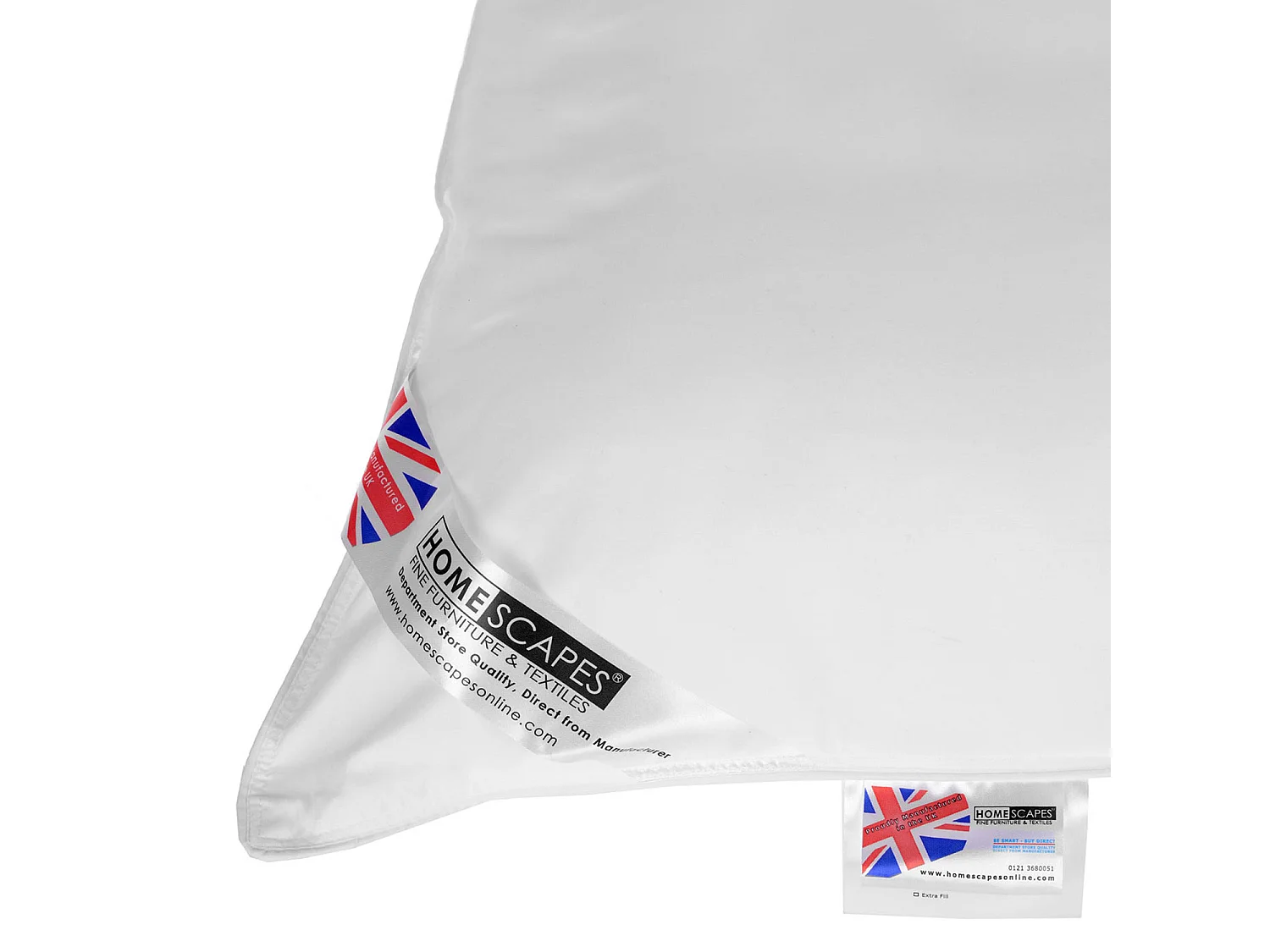 Homescapes Hotel Quality Super Microfibre King Size Pillow