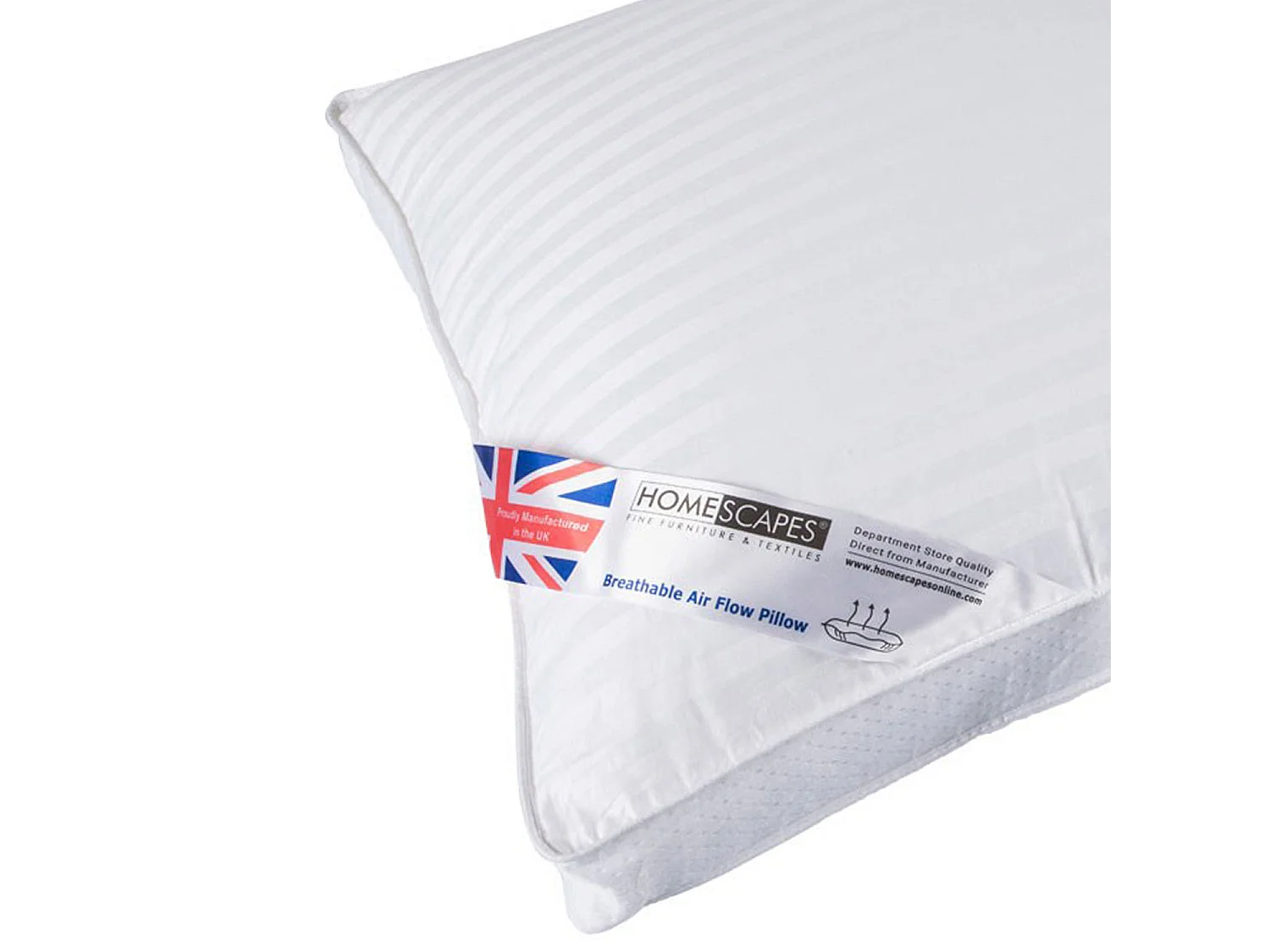 Homescapes Air Flow Pillow Super Microfibre, 48 x 74 cm