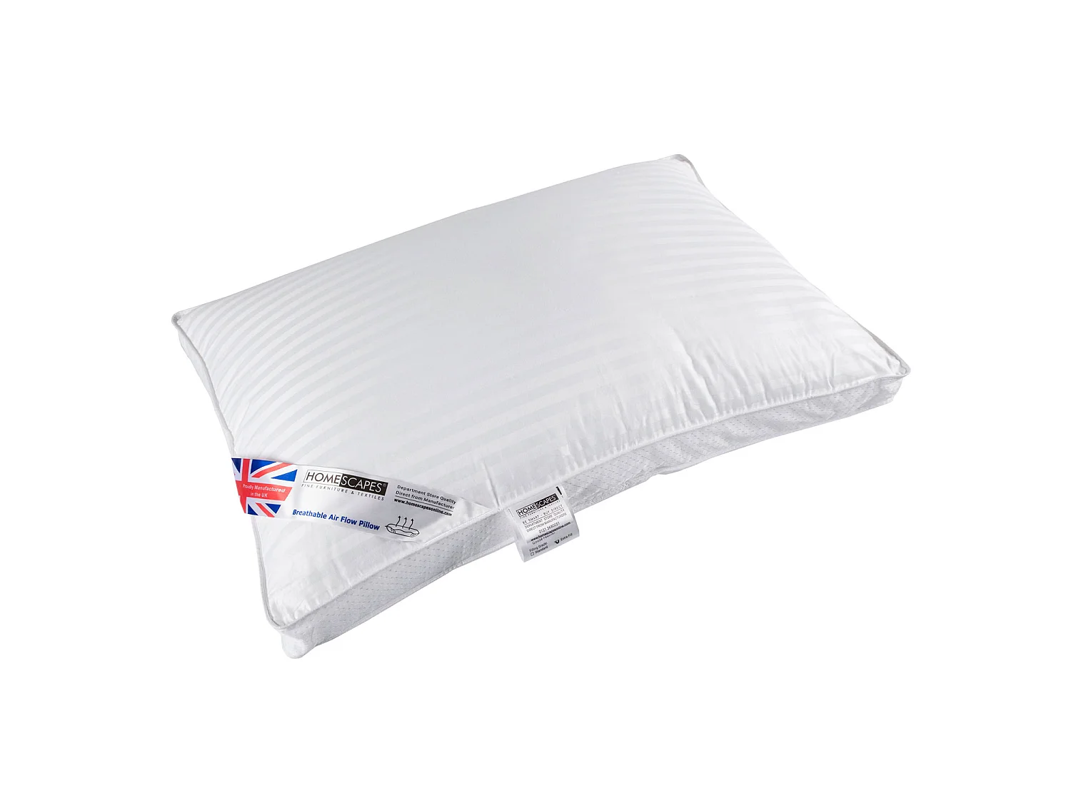 Homescapes Air Flow Pillow Super Microfibre, 48 x 74 cm