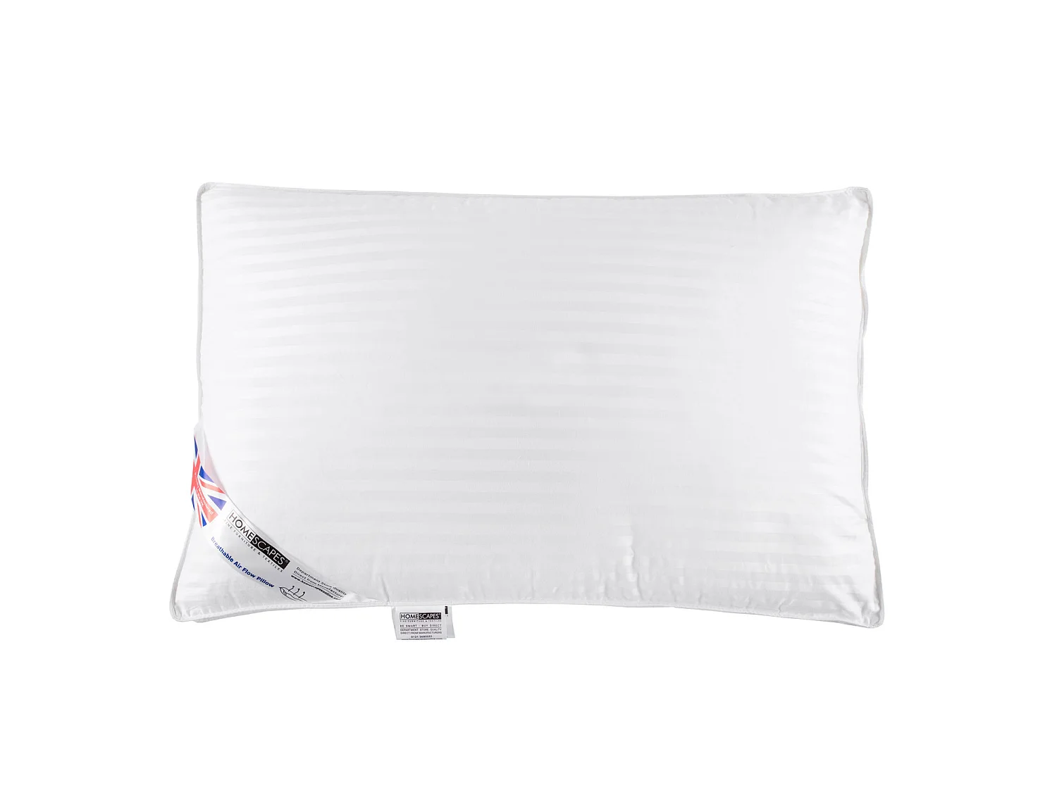 Homescapes Air Flow Pillow Super Microfibre, 48 x 74 cm