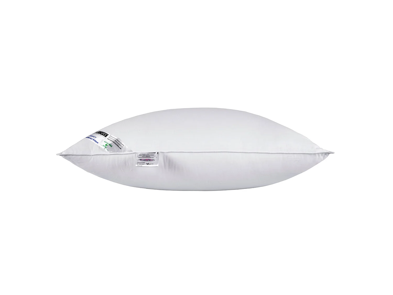 Homescapes Anti Bacterial Pillow Super Microfibre Extra Fill, 48 x 74 cm
