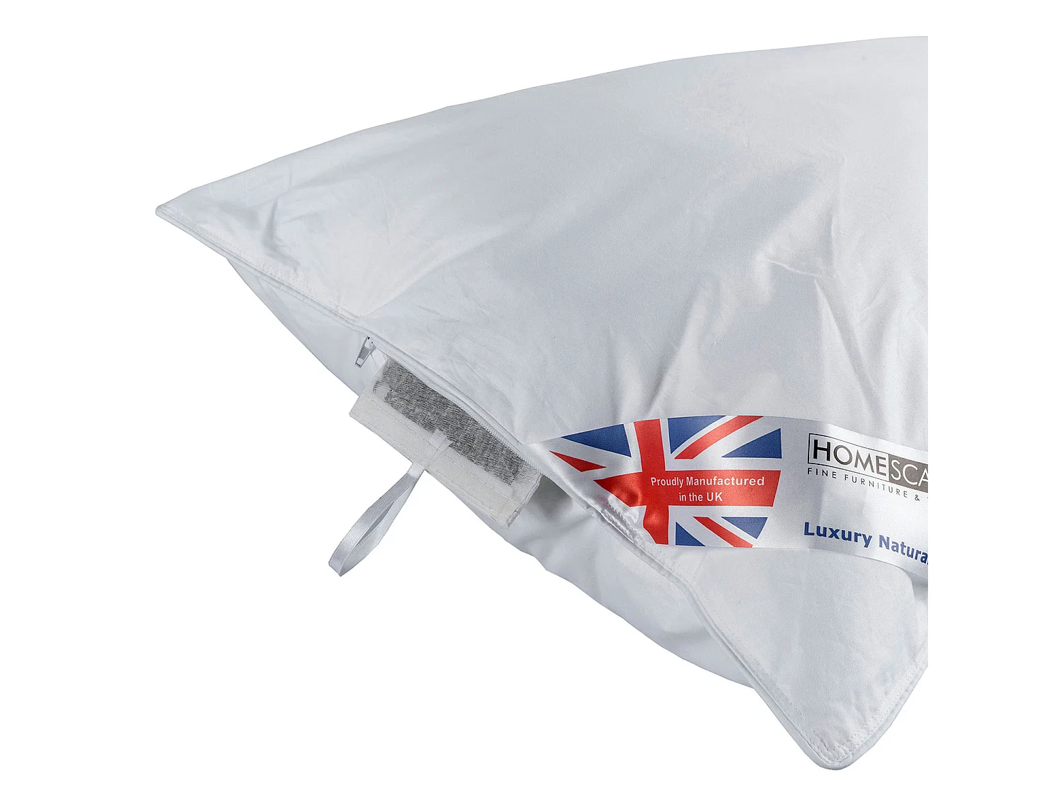 Homescapes Goose Feather & Down Camomile Pillow with Dried Camomile Insert