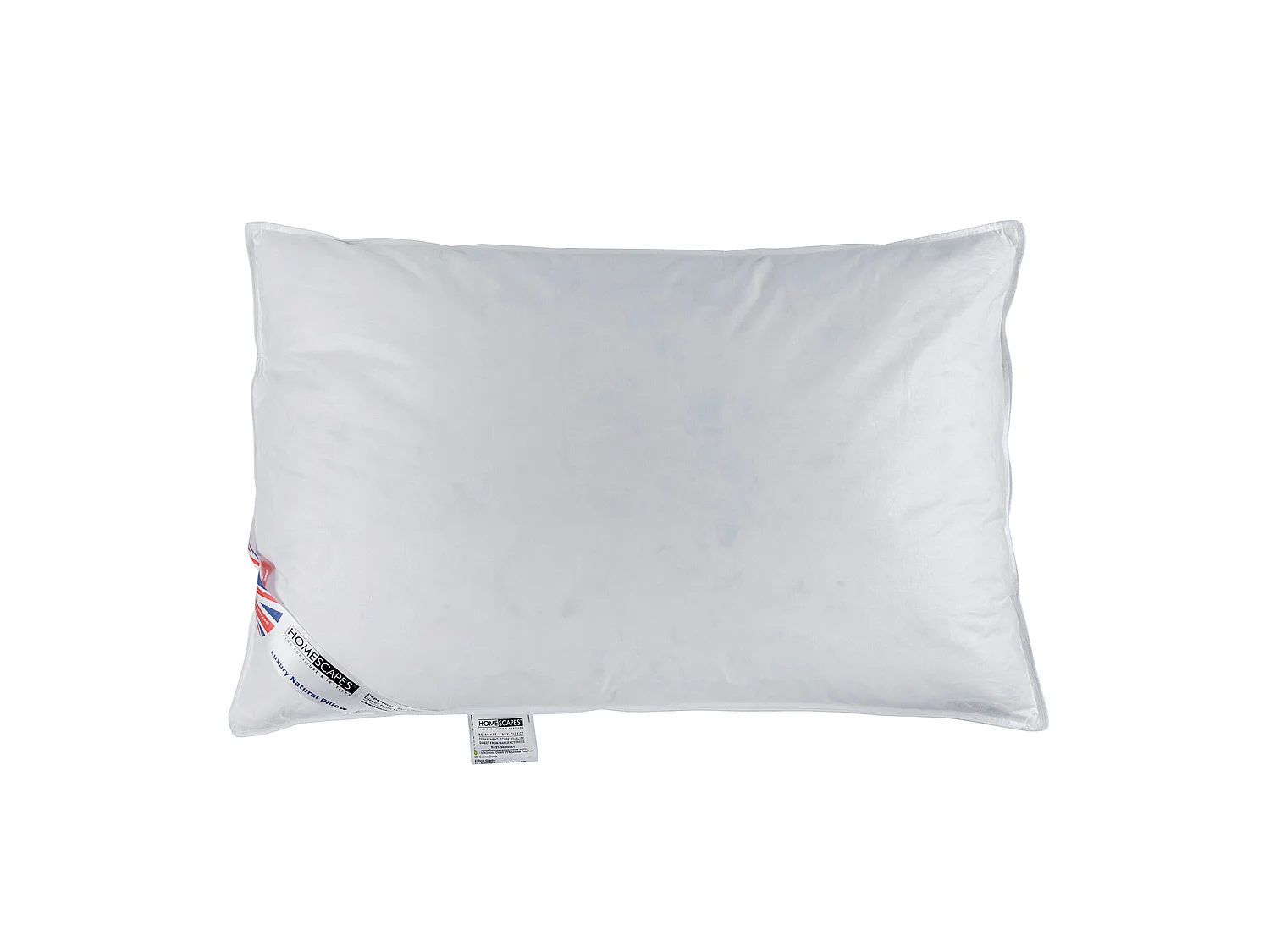 Homescapes Goose Feather & Down Lavender Pillow with Dried Lavender Insert
