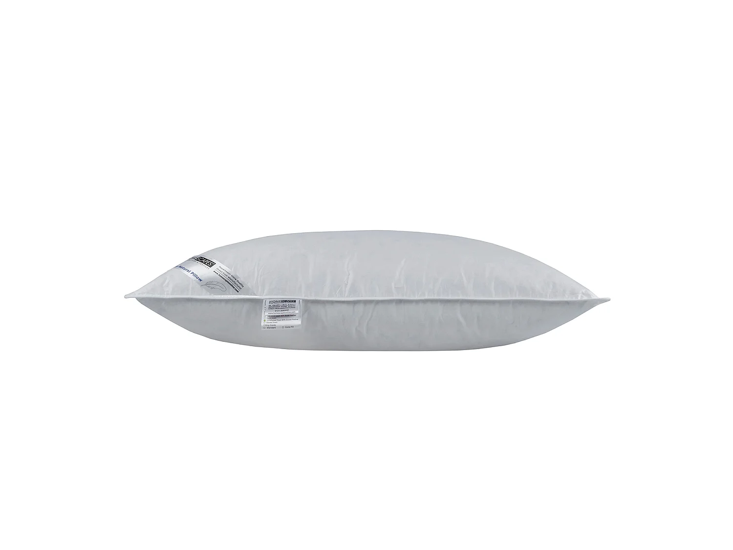 Homescapes Goose Feather & Down Lavender Pillow with Dried Lavender Insert