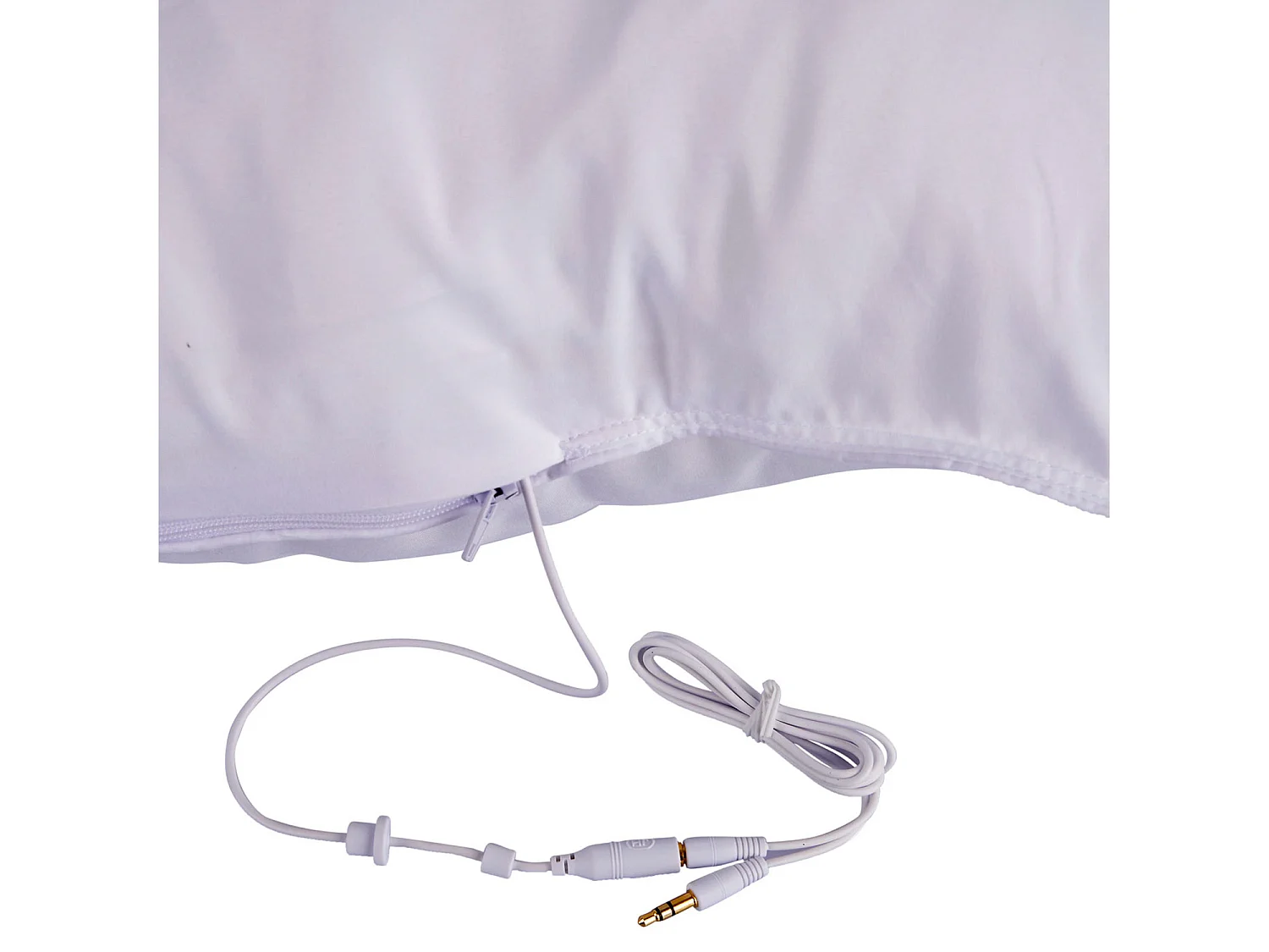 Homescapes Super Microfibre Square Music Pillow with Speaker