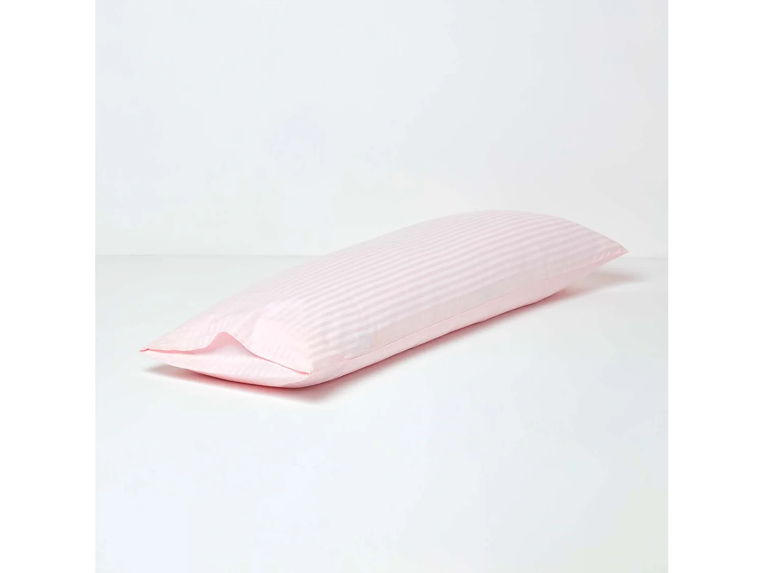 Homescapes Pink Egyptian Cotton Ultrasoft Body Pillowcase 330 TC