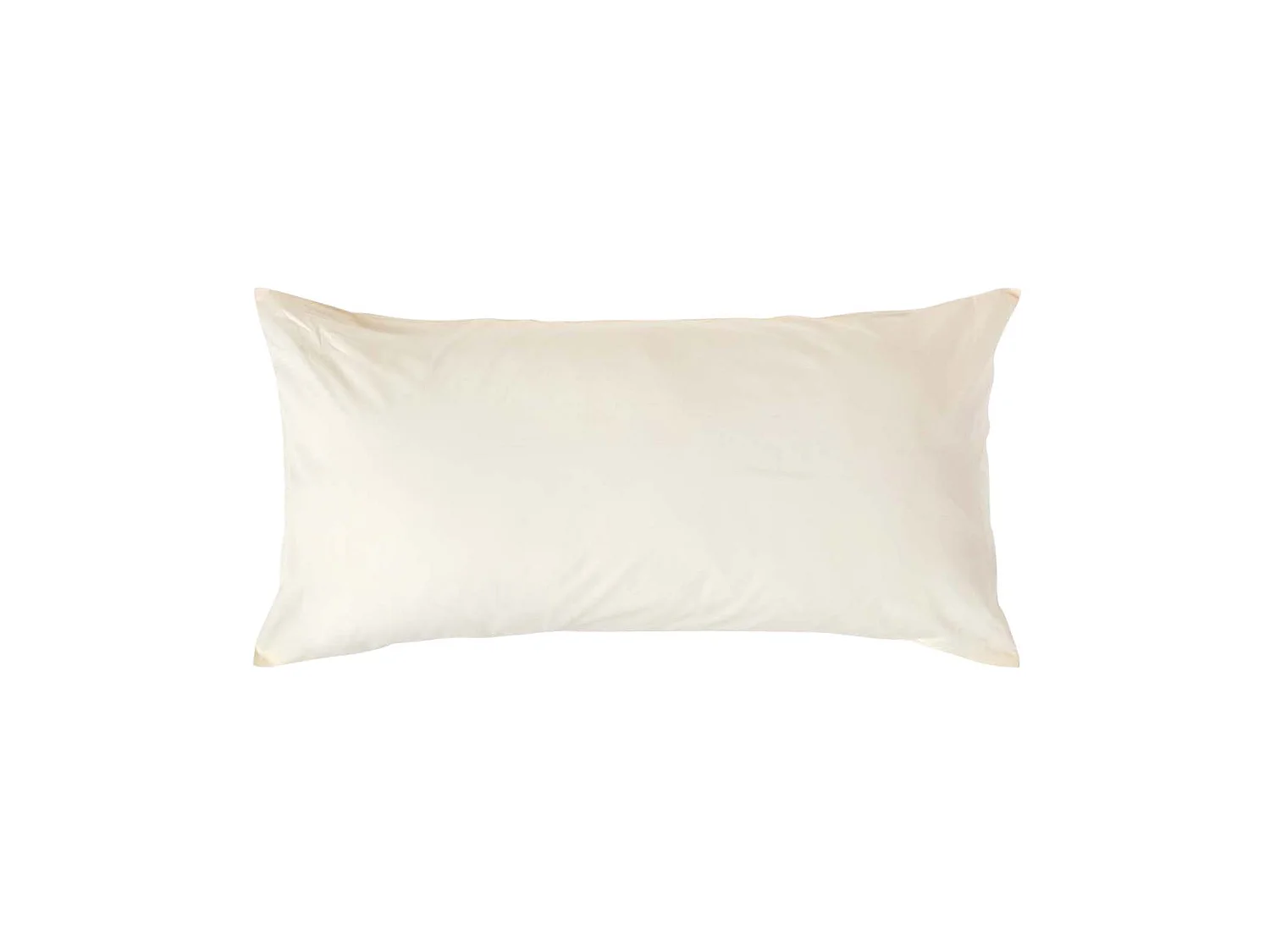 Homescapes Cream Continental Egyptian Cotton Pillowcase 200 TC, 40 x 80 cm