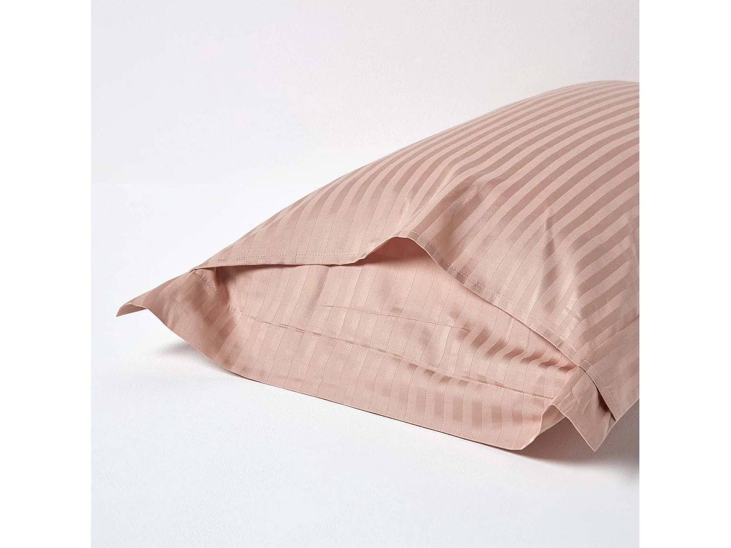 Homescapes Taupe Beige Egyptian Cotton Ultrasoft Kingsize Oxford Pillowcase 330TC