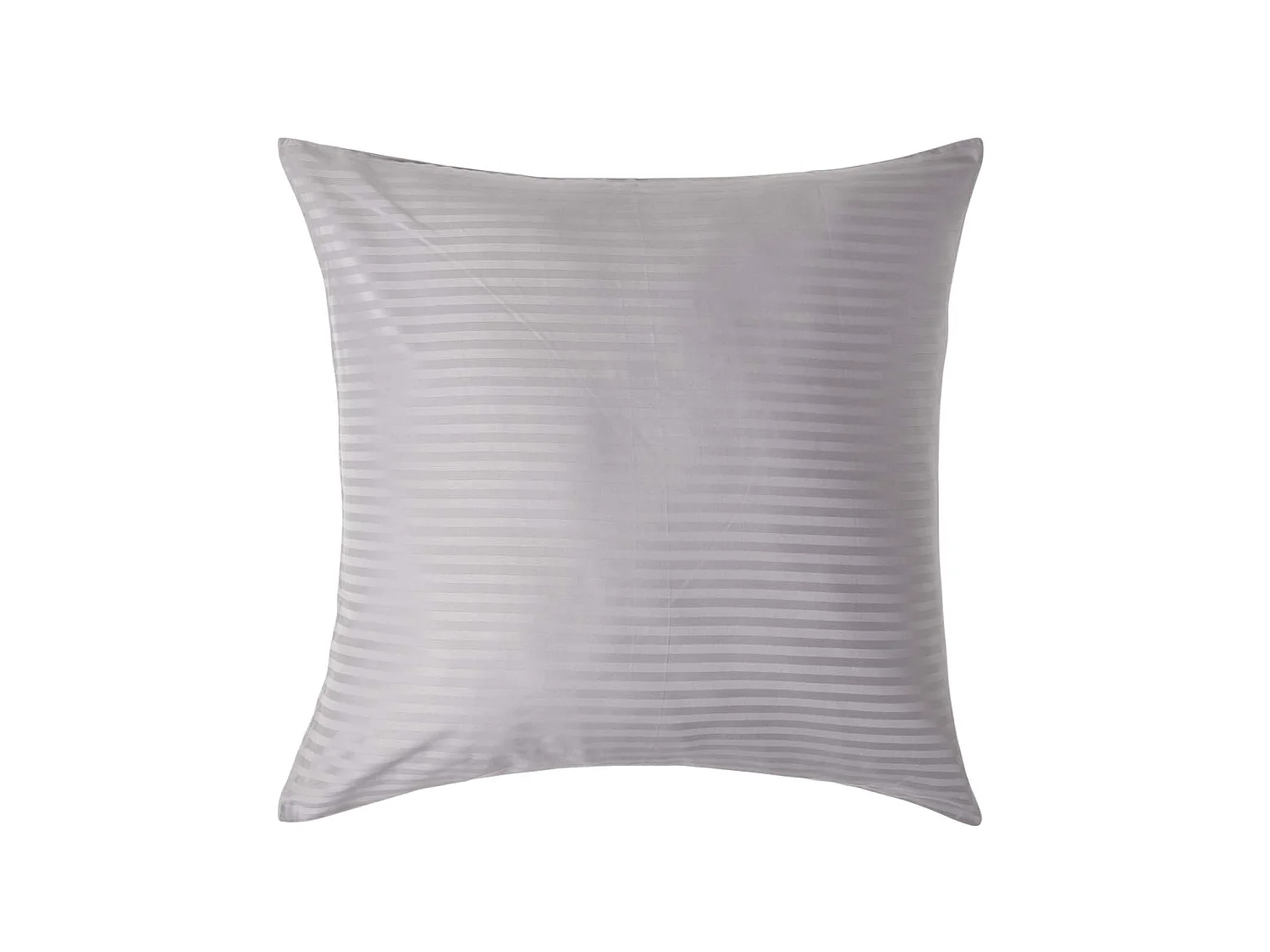 Homescapes Grey Continental Pillowcase Egyptian Cotton 330 TC, 80 x 80cm