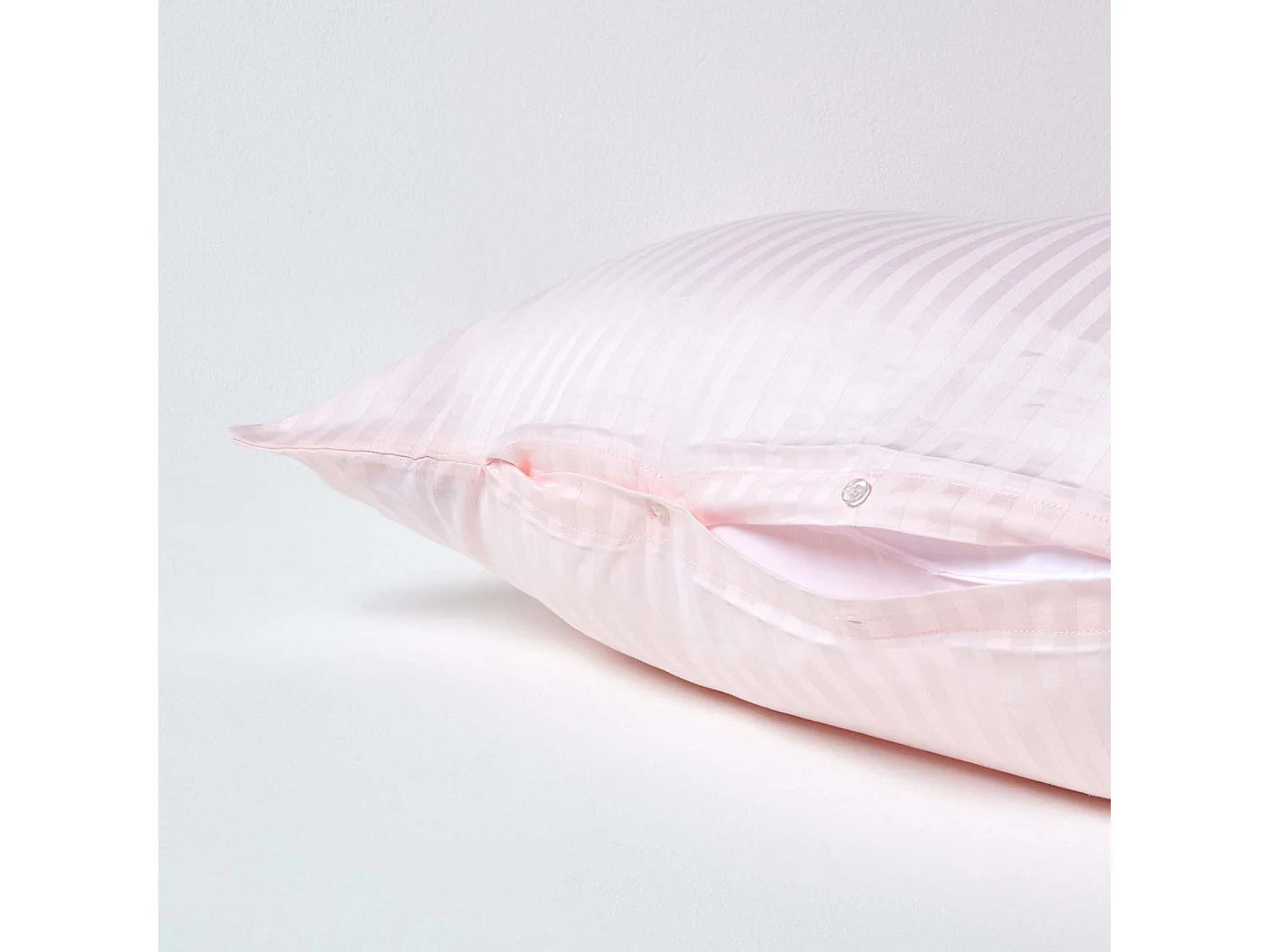 Homescapes Pink Egyptian Cotton Super Soft V Shaped Pillowcase 330 TC