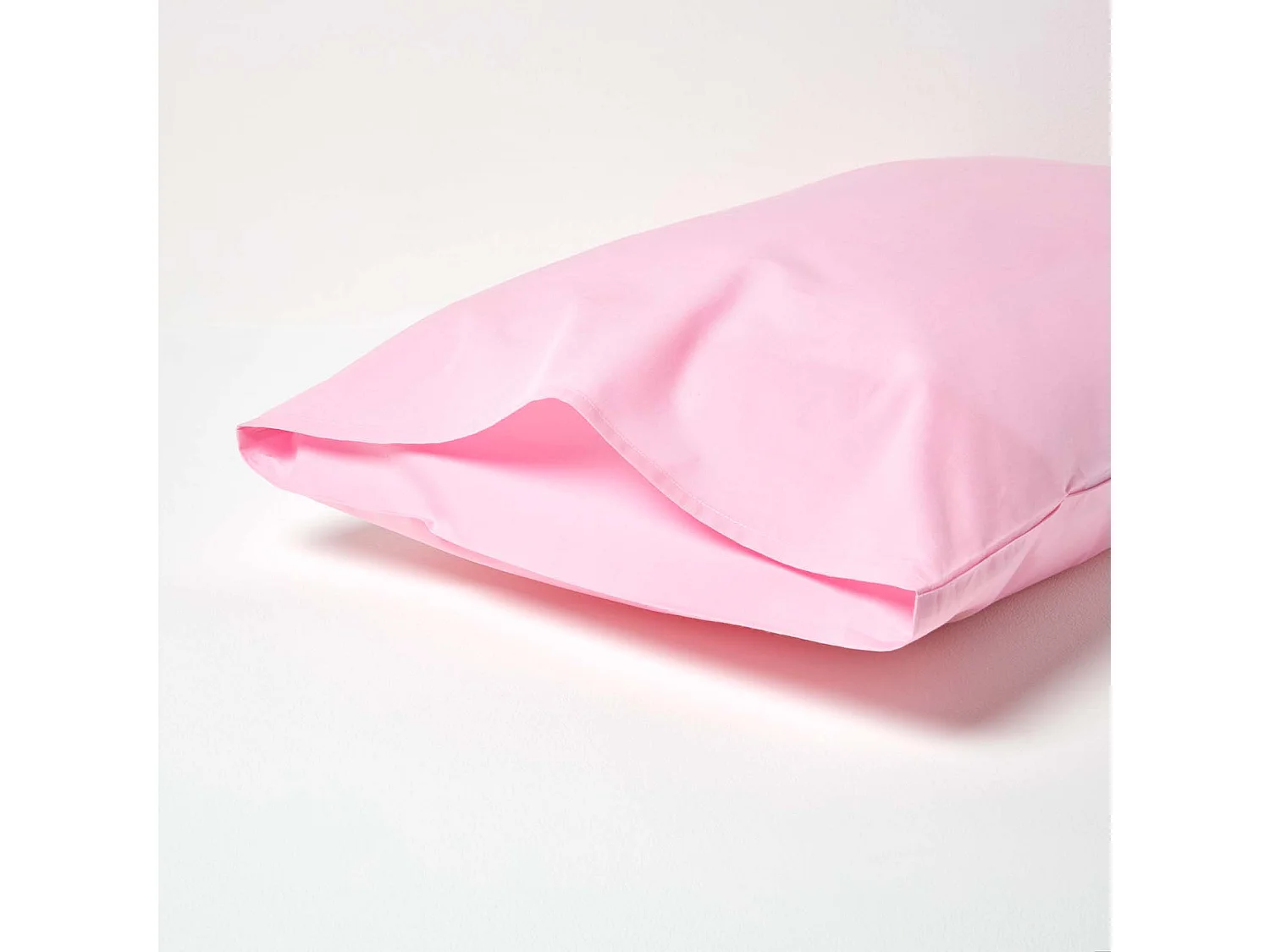Homescapes Pink Egyptian Cotton Housewife Pillowcase 200 TC