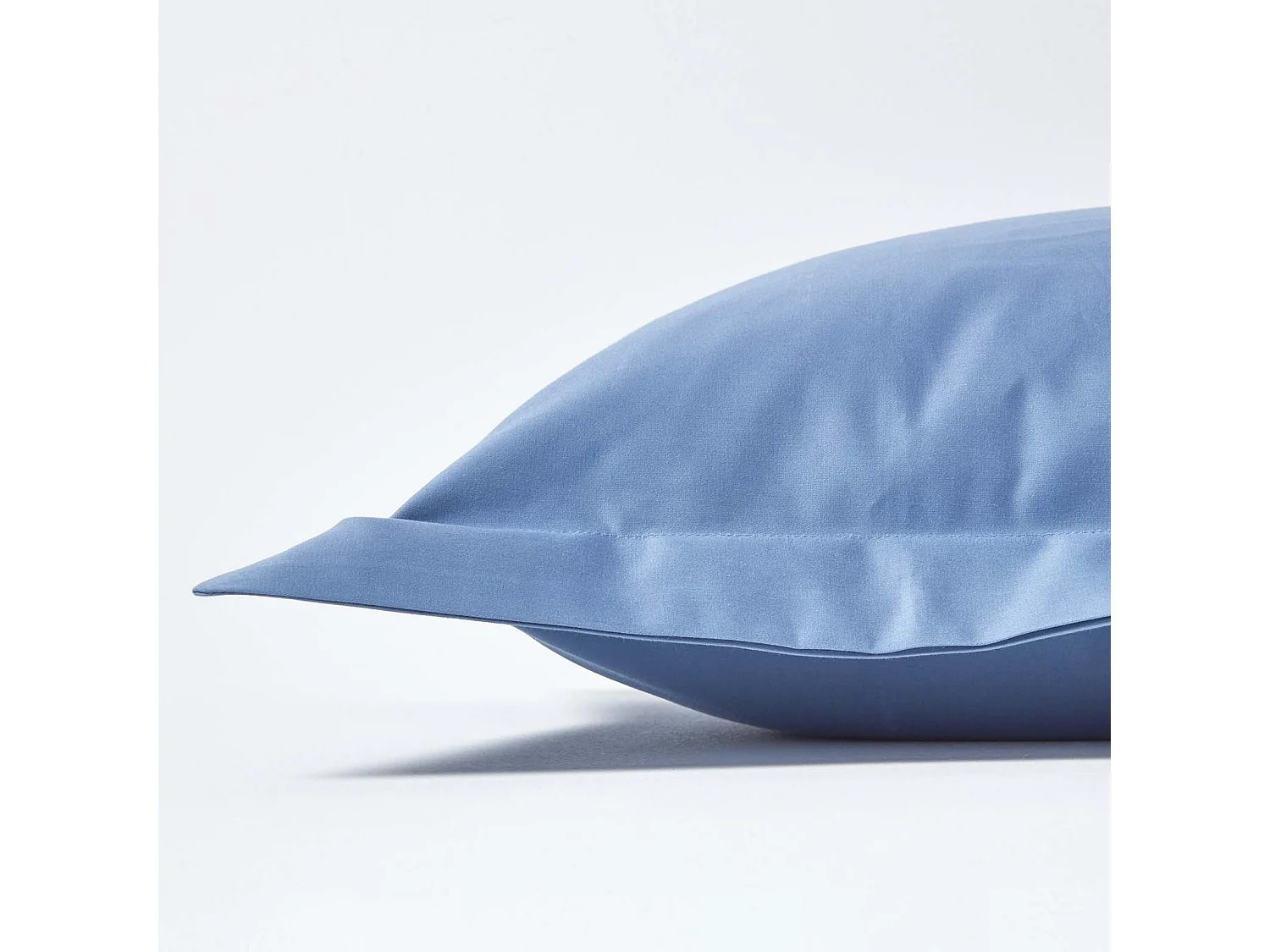 Homescapes Air Force Blue Egyptian Cotton Oxford Pillowcase 1000 TC, King Size
